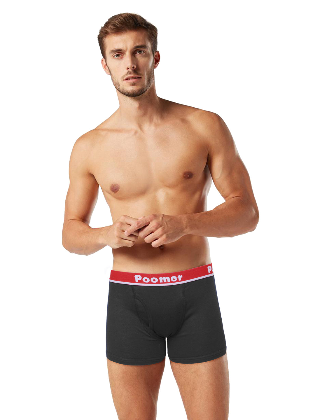 Poomer Club Man Trunks - Dark Grey