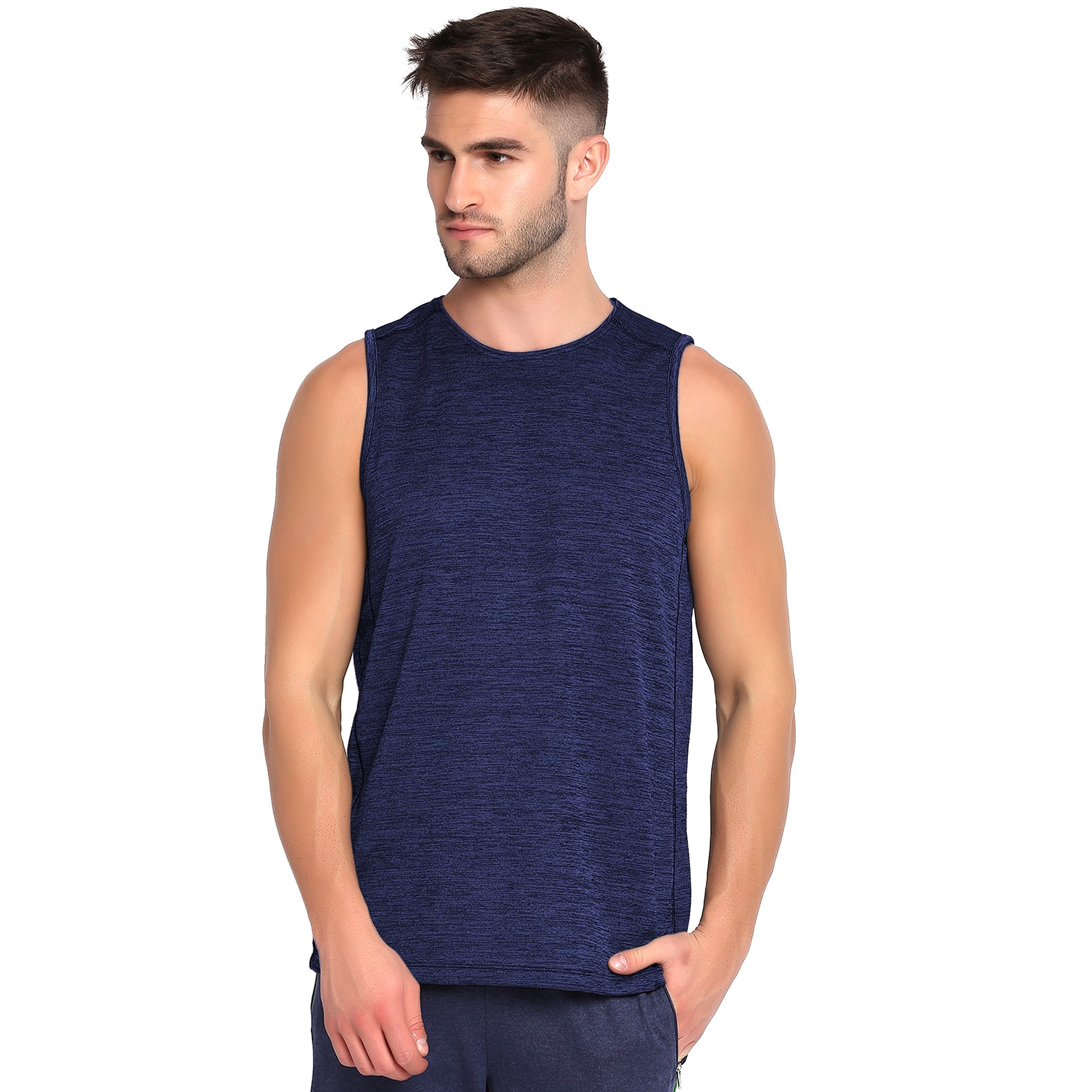 Poomer Tank Top - Power Vest - Navy Blue