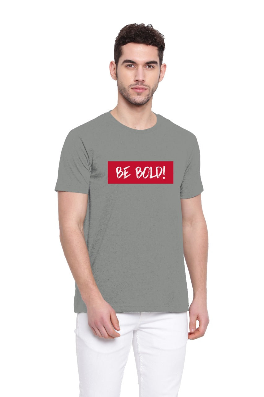 Poomer Printed T-Shirt Bold - Grey
