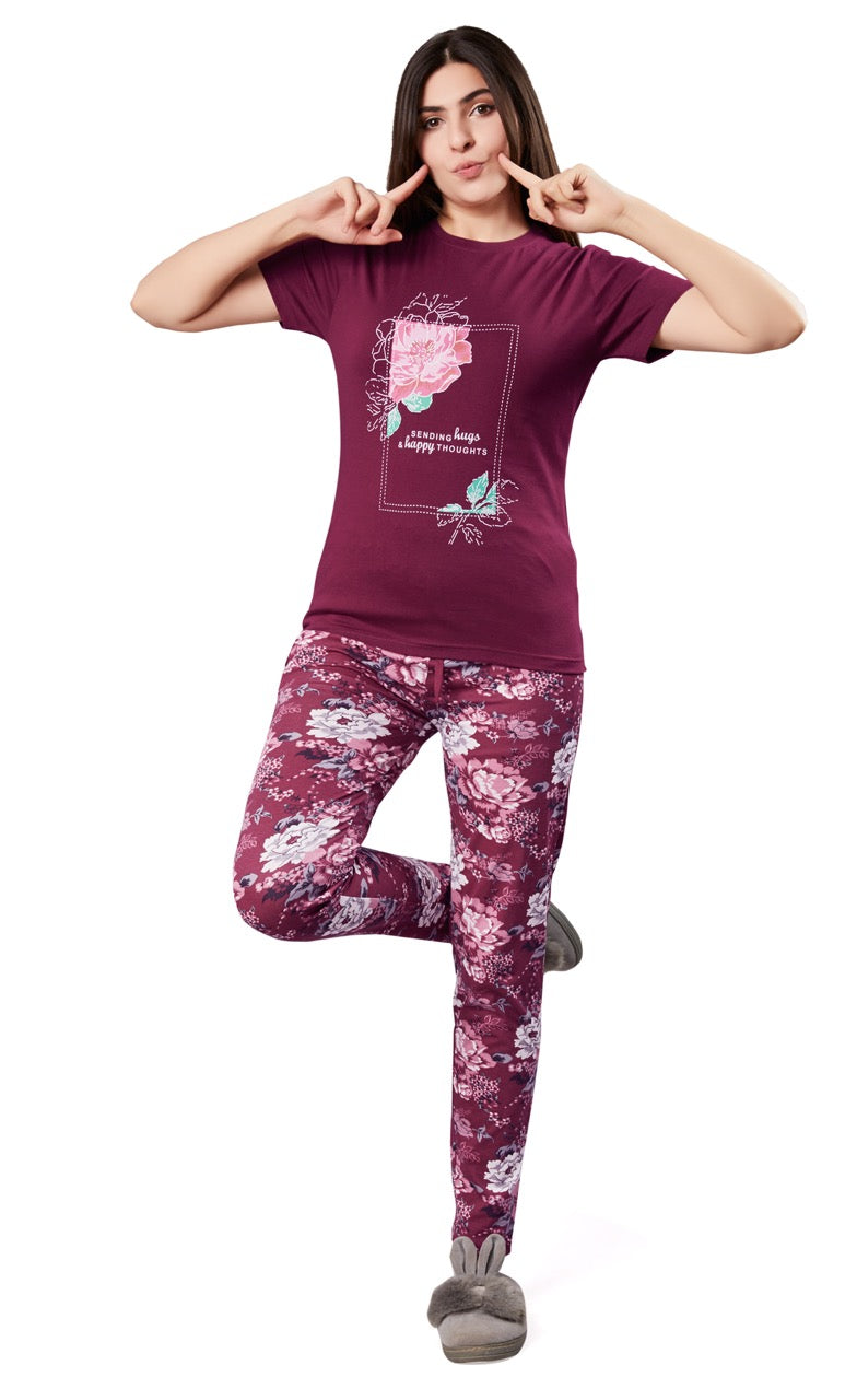Presta Lounge Wear - Wine
