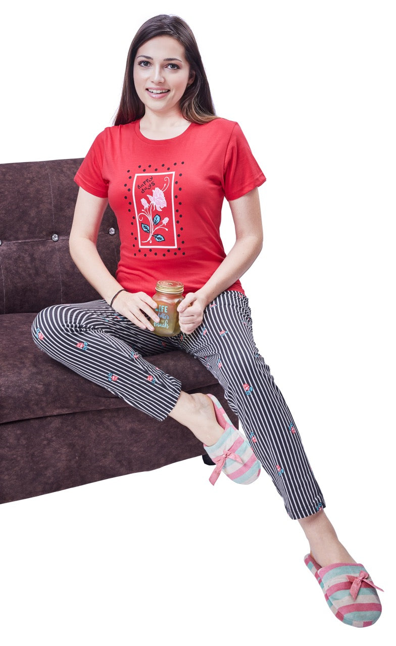 Presta Lounge Wear - Red