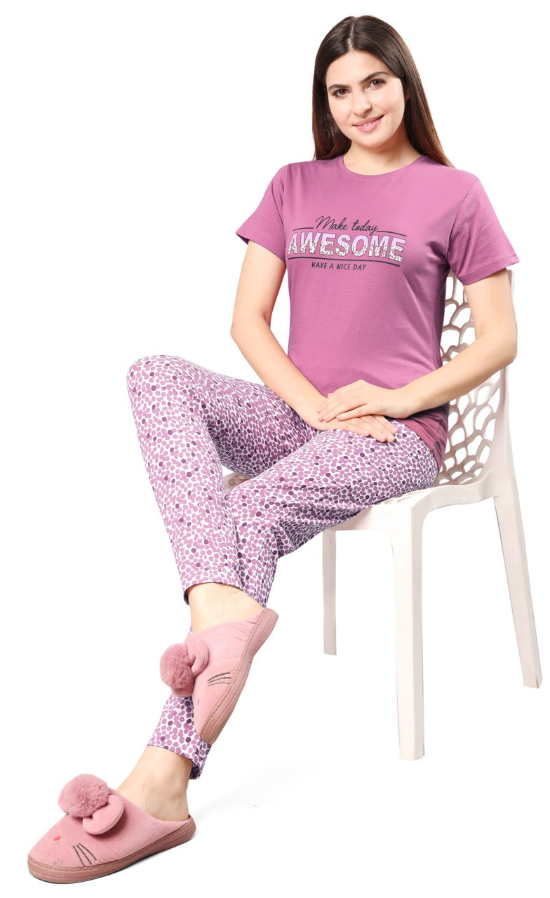 Presta Lounge Wear - Wild Rose