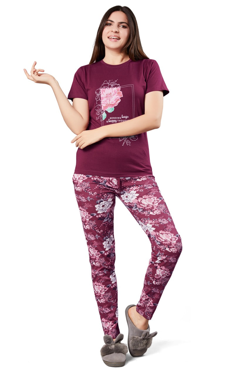 Presta Lounge Wear - Wine