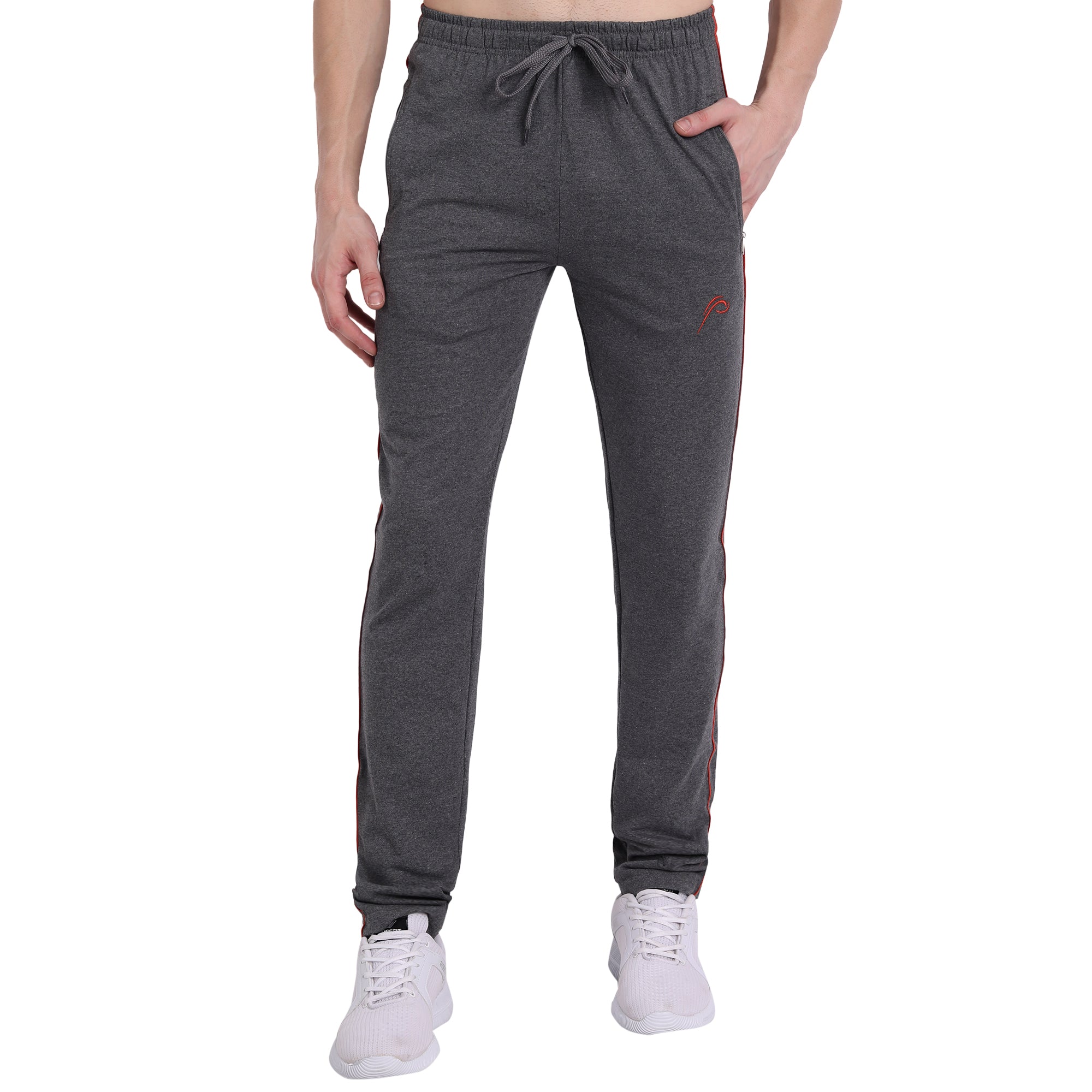 Poomer Premium Track Pant - Gray Melange