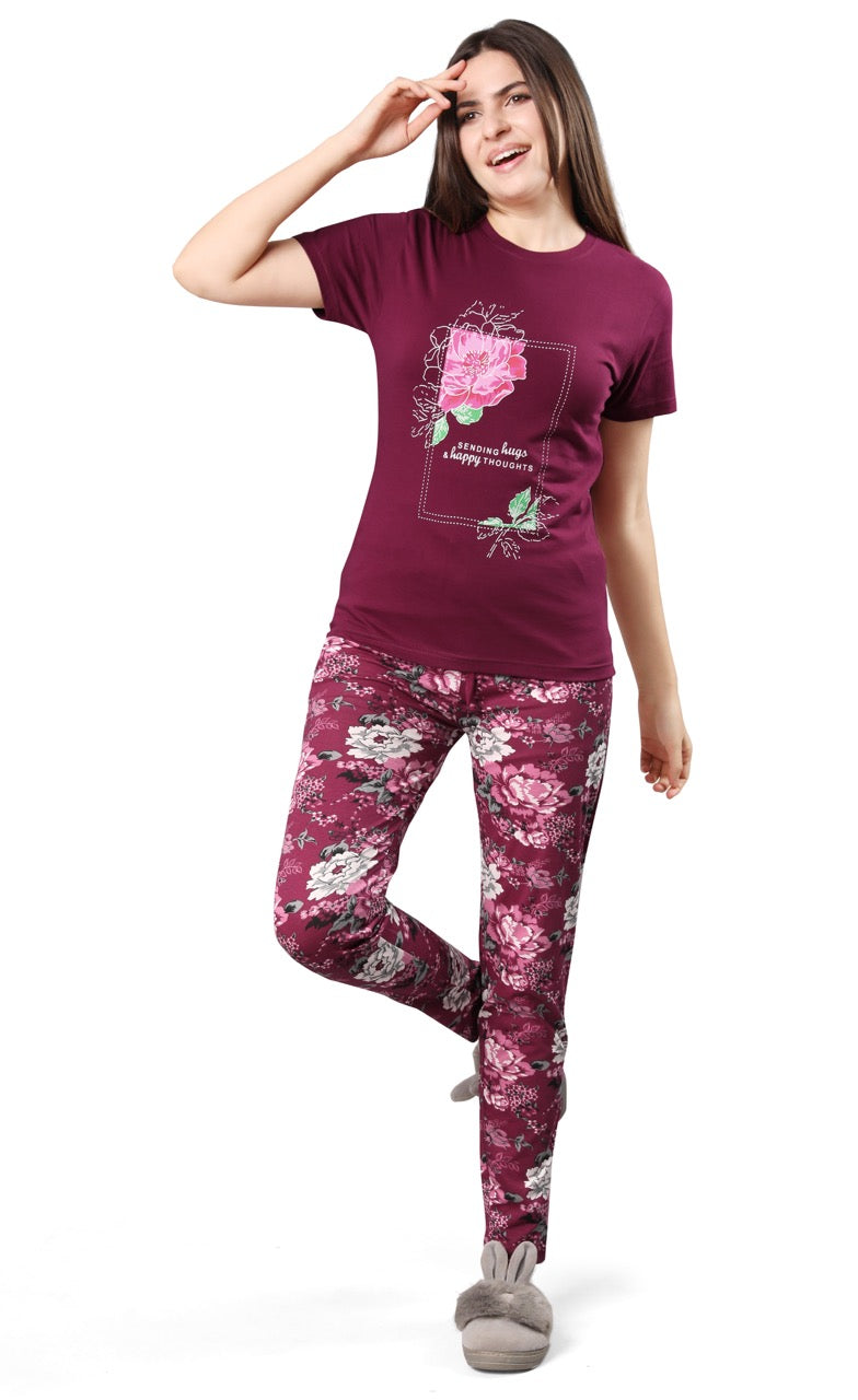 Presta Lounge Wear - Wine