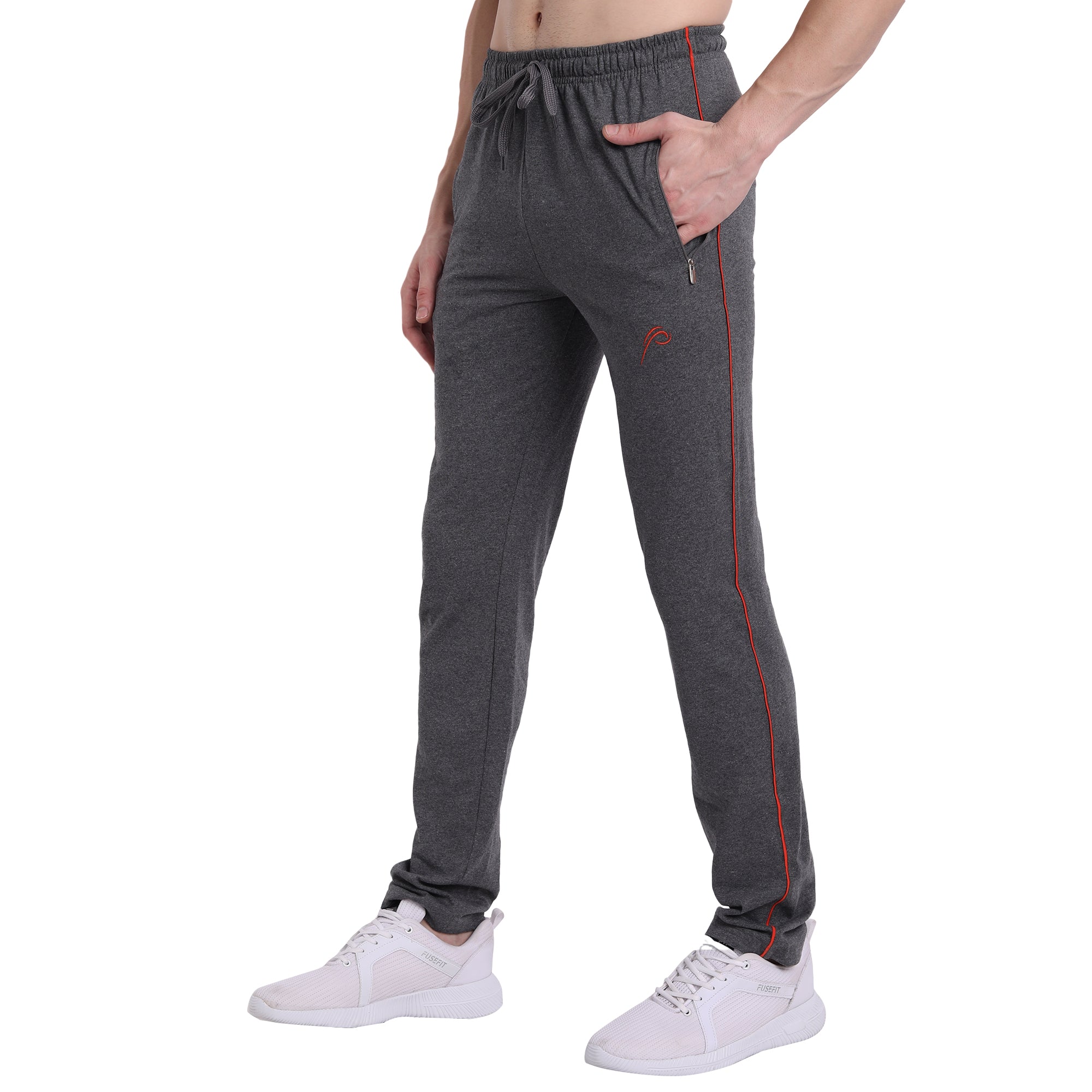 Poomer Premium Track Pant - Gray Melange