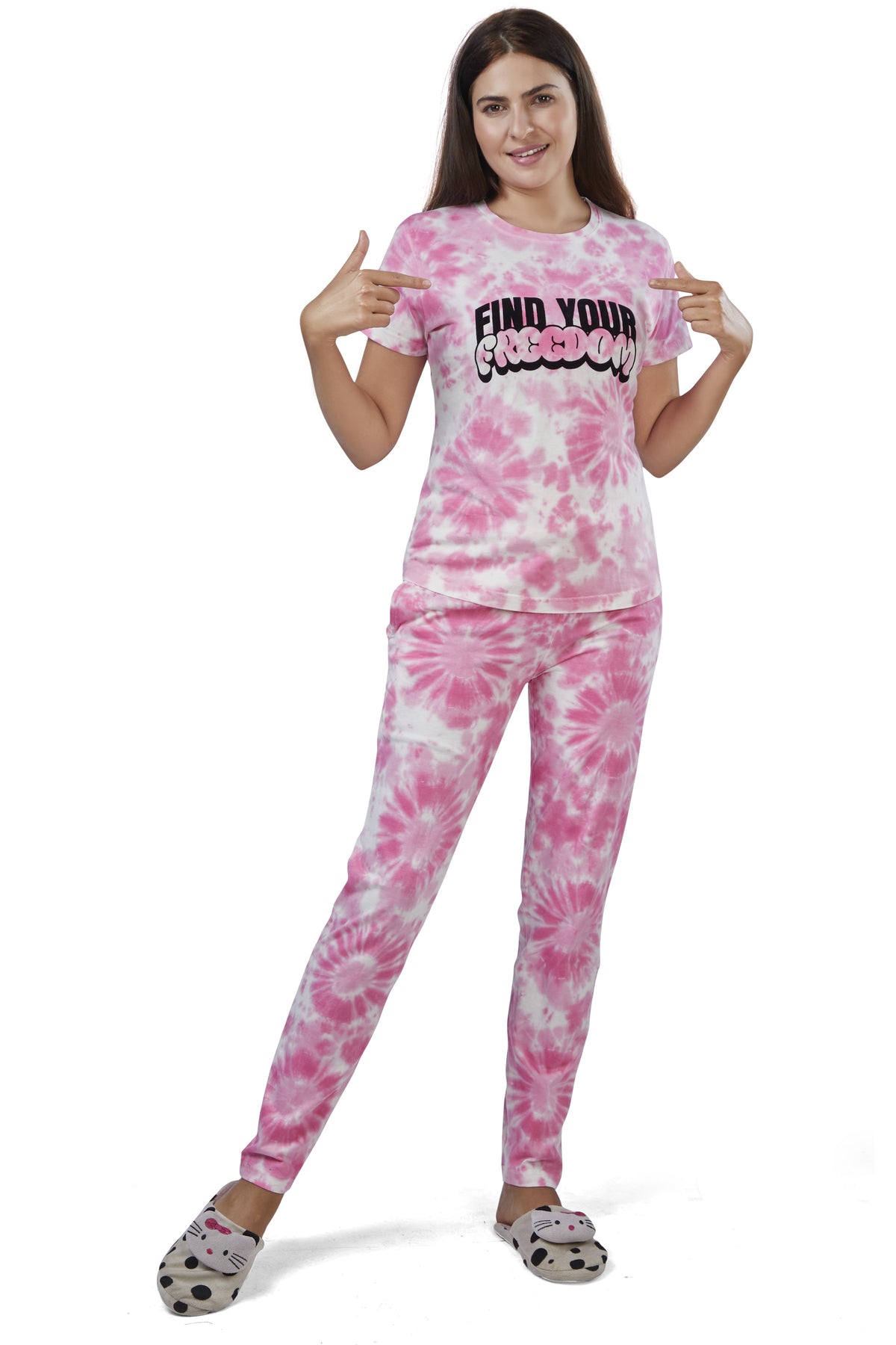 Presta Lounge Wear - Tie-Dye Pink