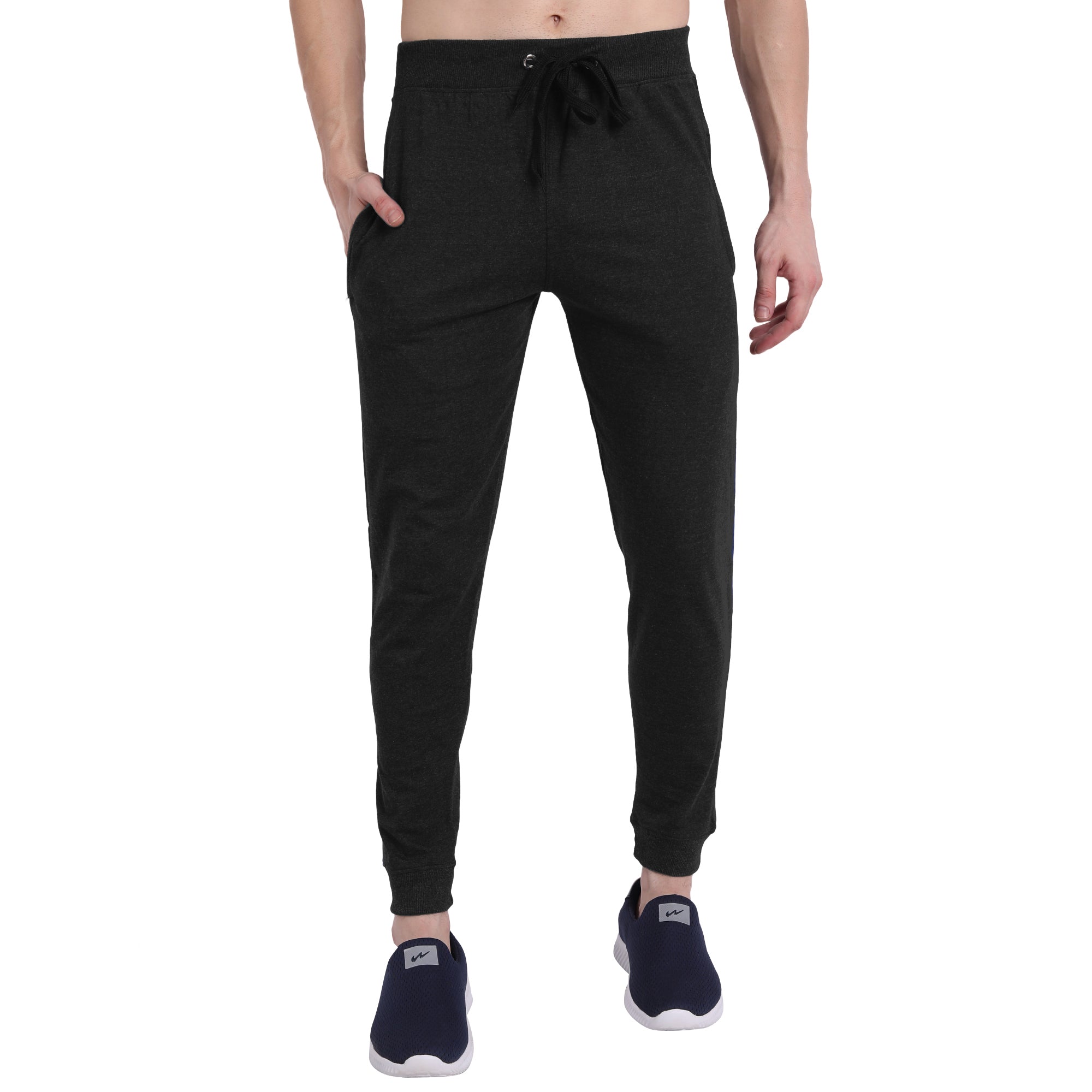 Poomer Joggers - Black Melange