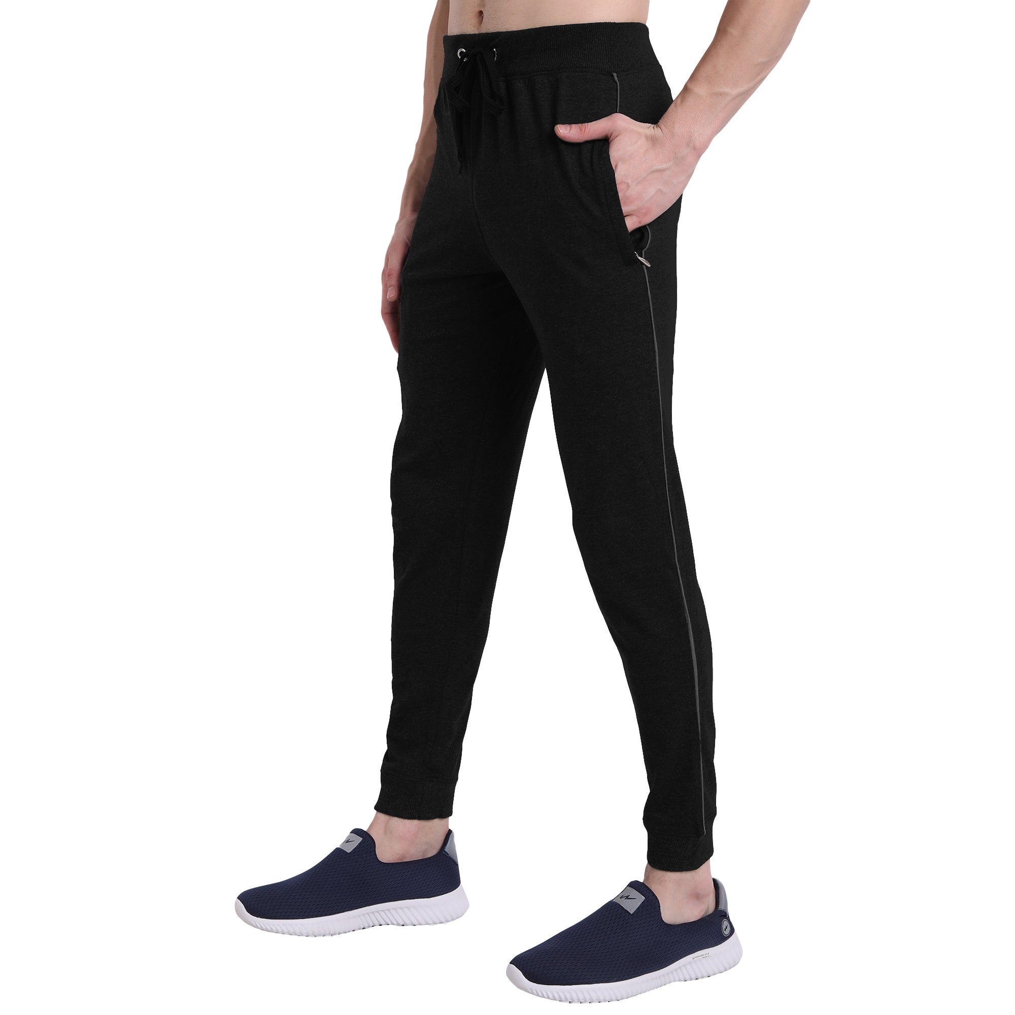 Poomer Joggers - Black Melange