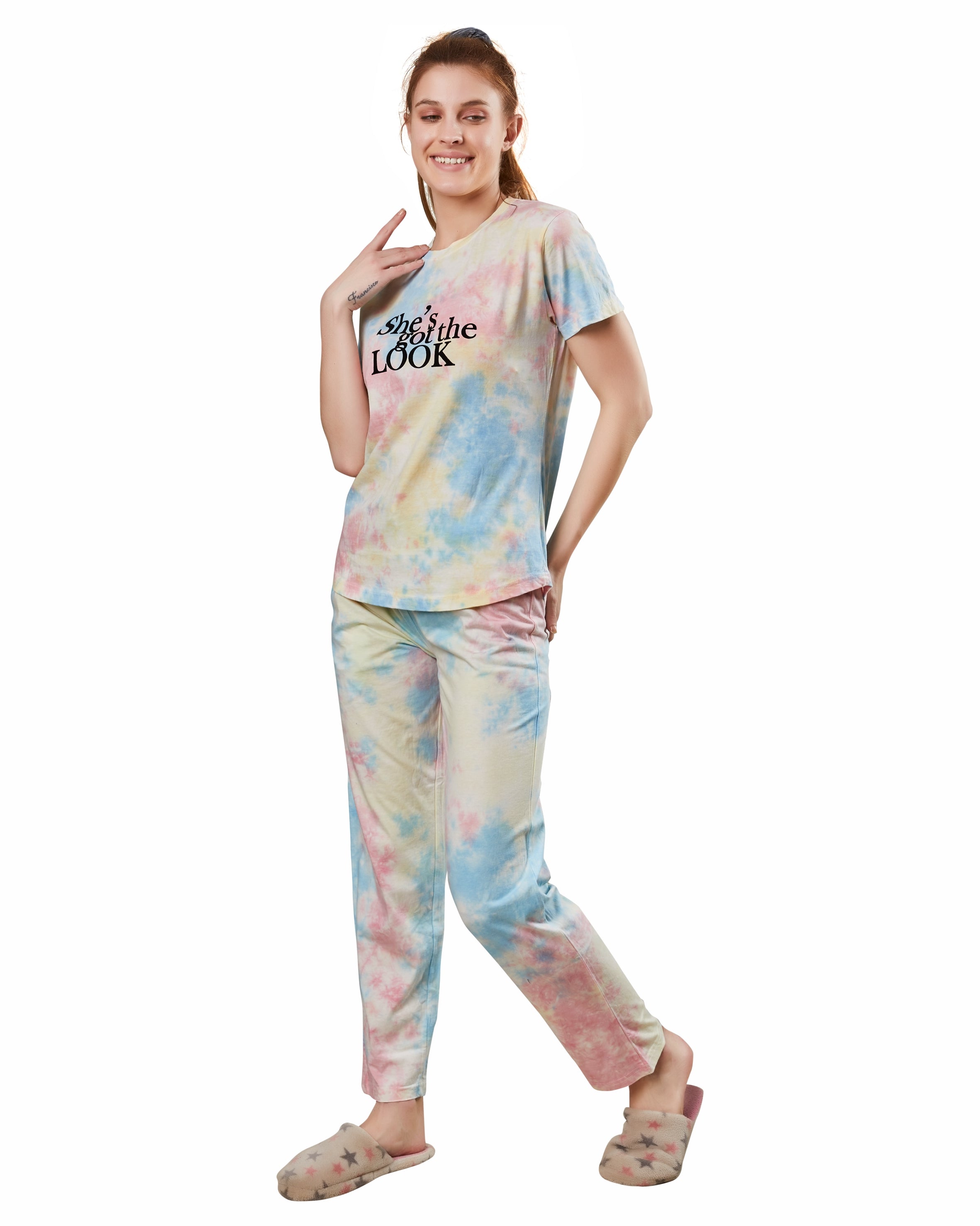 Presta Lounge Wear - Tie-Dye Rainbow