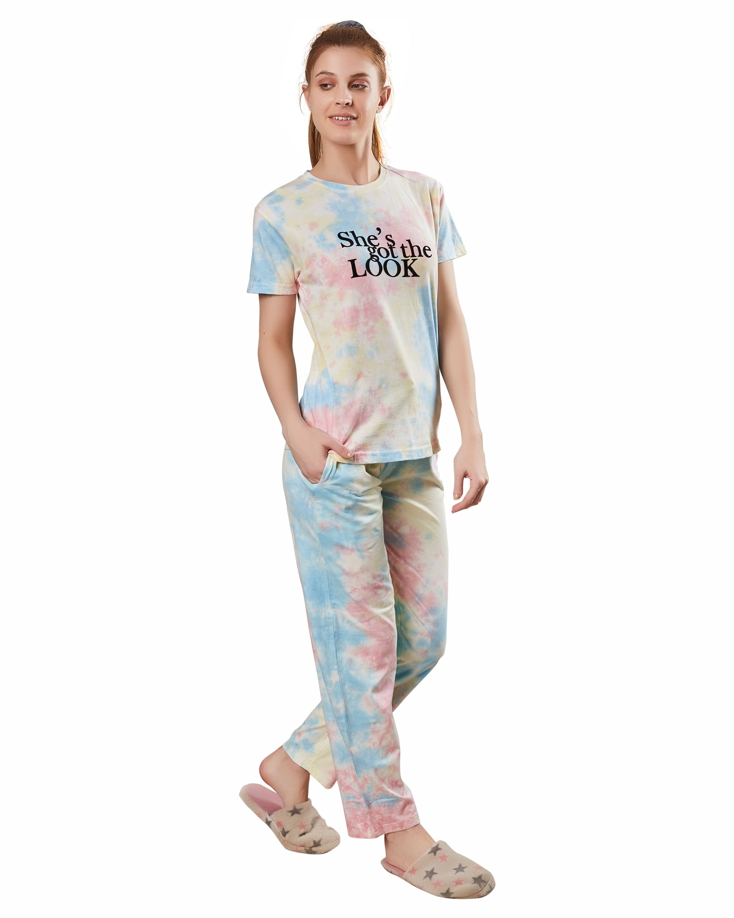 Presta Lounge Wear - Tie-Dye Rainbow