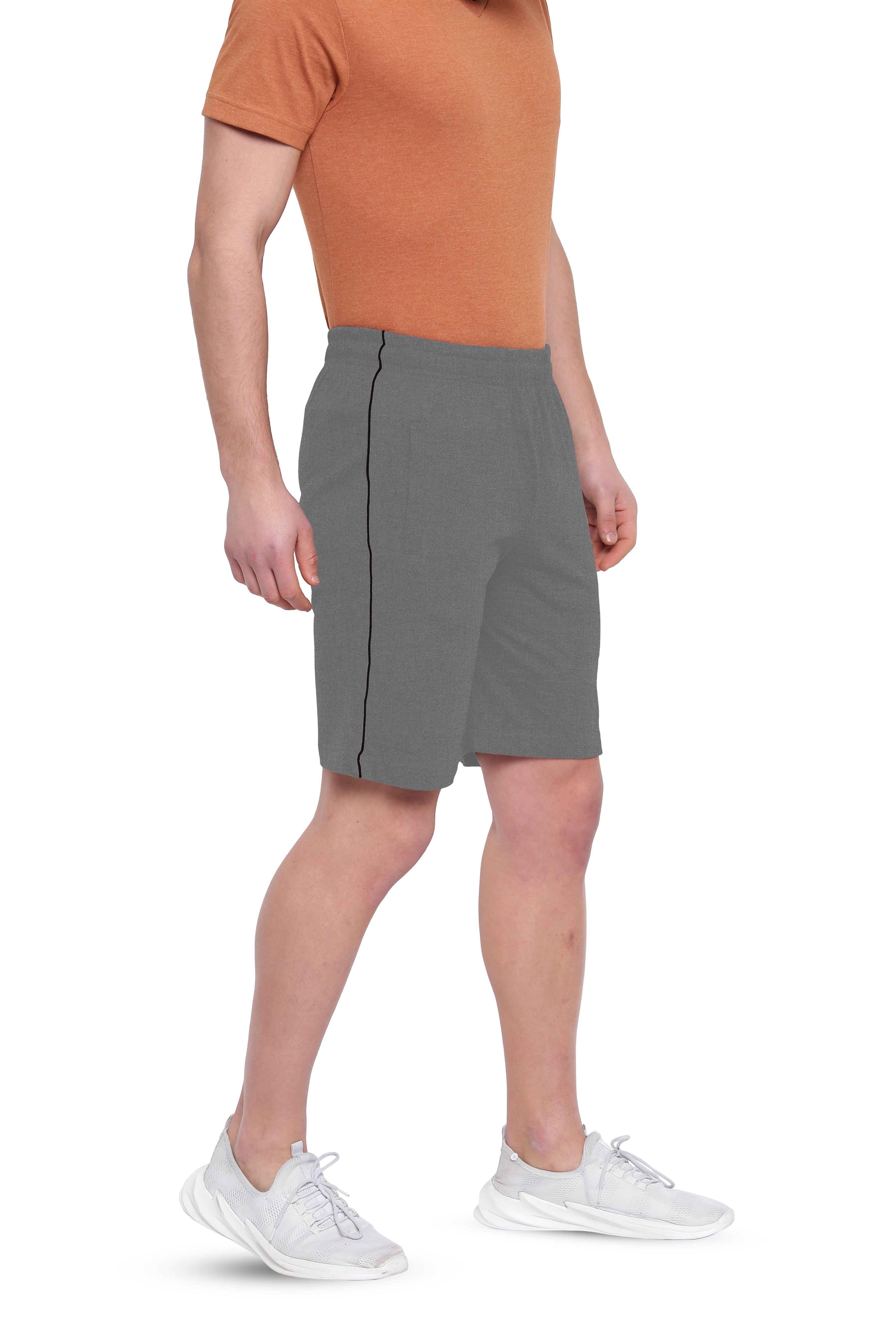 Poomer Casual Shorts - Light Grey