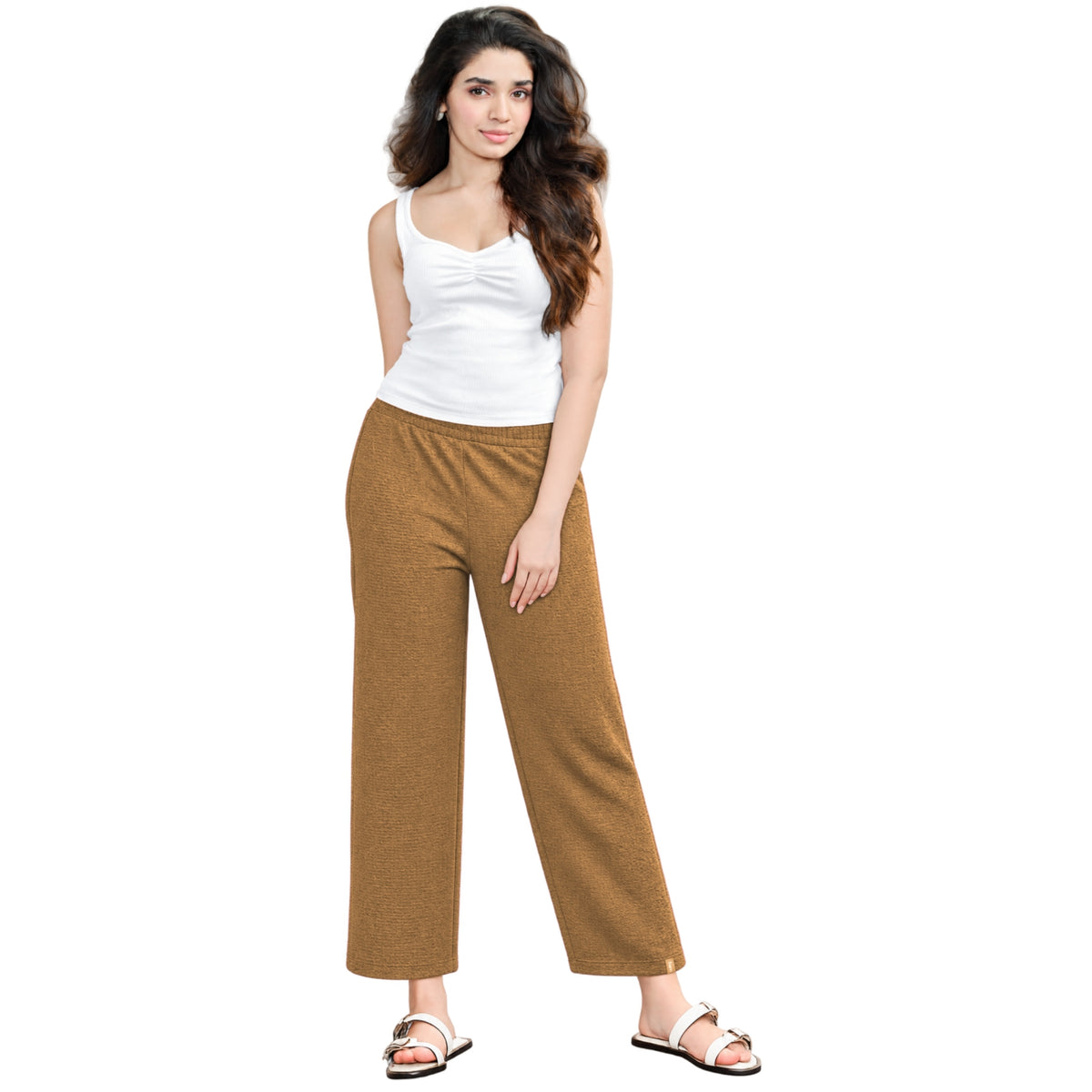 Presta Palazzo Pant - Gold
