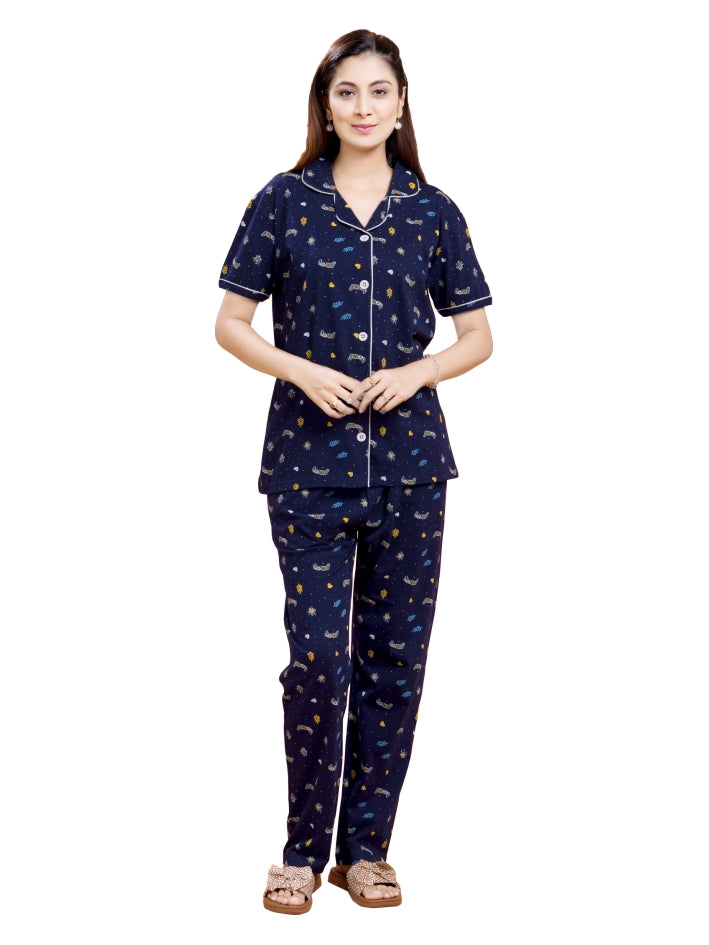 Presta Lounge Wear - Sweet Dreams - Navy Blue