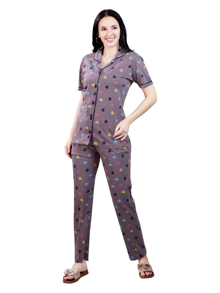 Presta Lounge Wear - Sweet Dreams - Plum Grey
