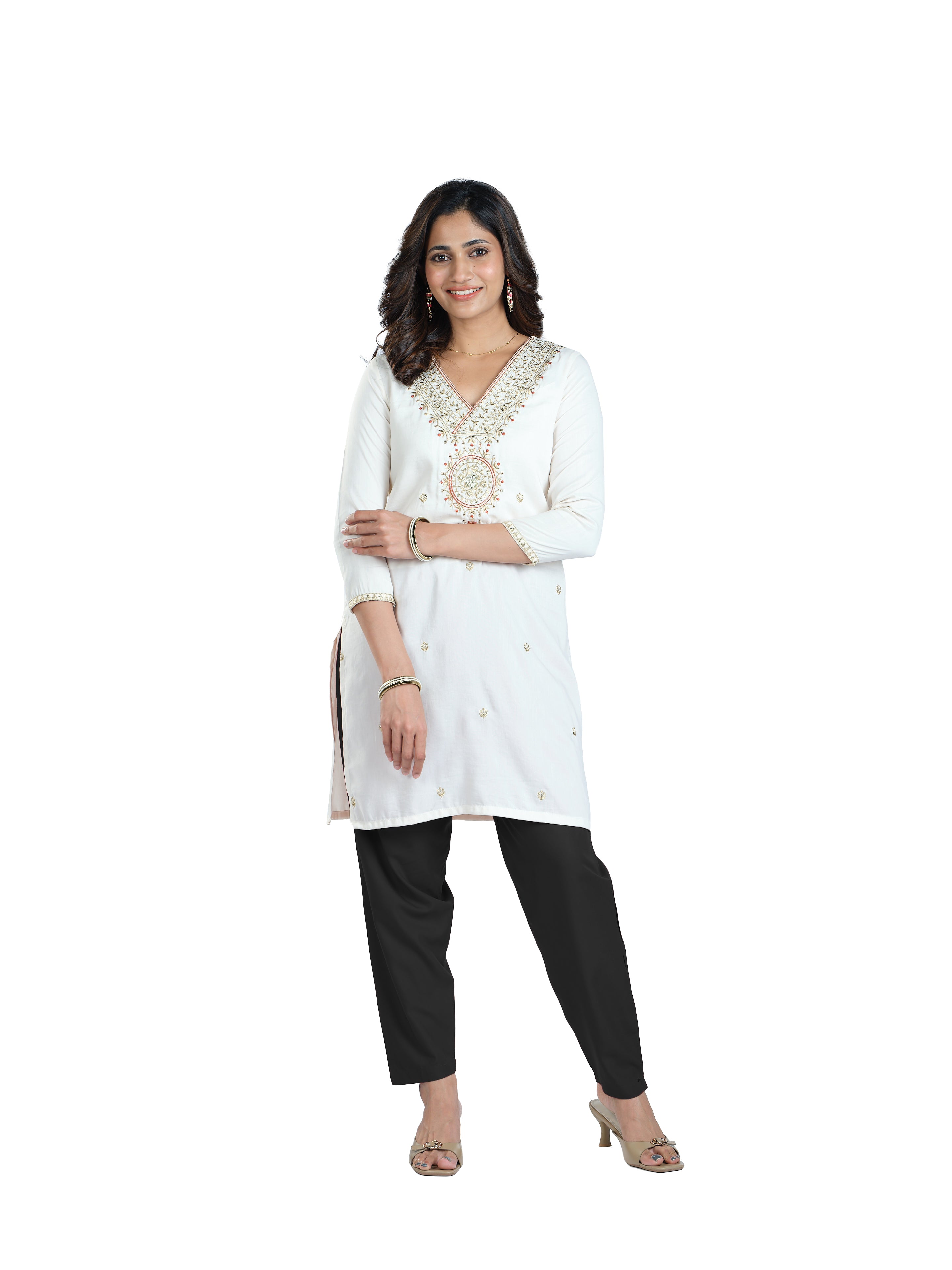 Presta Kurti Pant - Black
