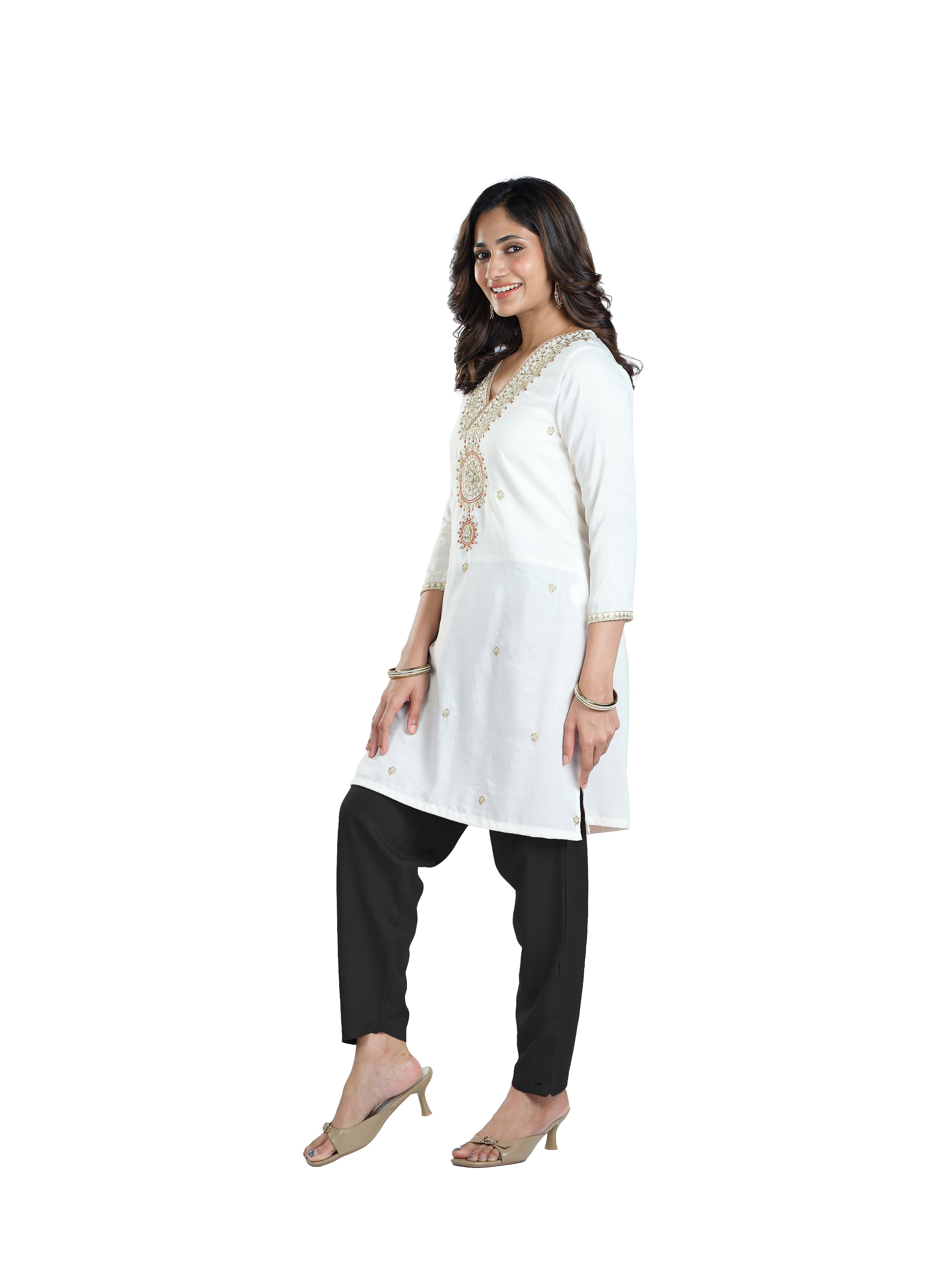 Presta Kurti Pant - Black