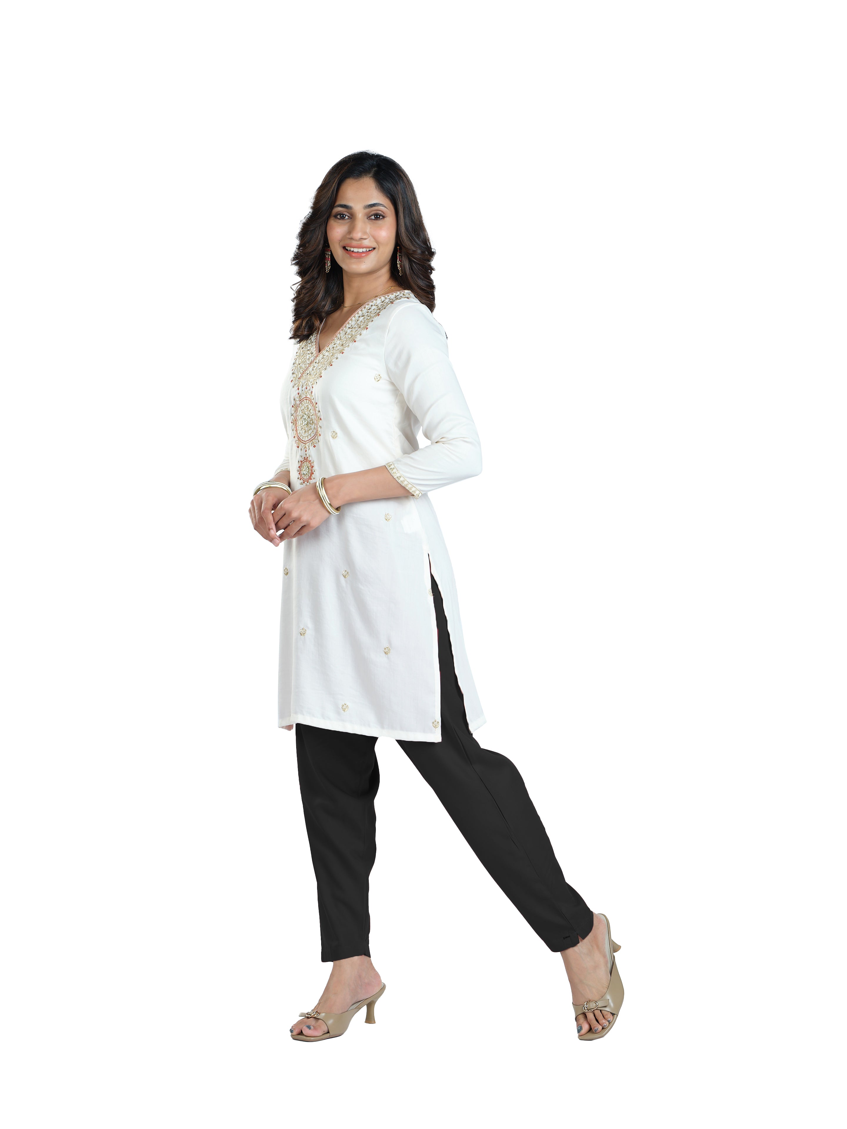 Presta Kurti Pant - Black