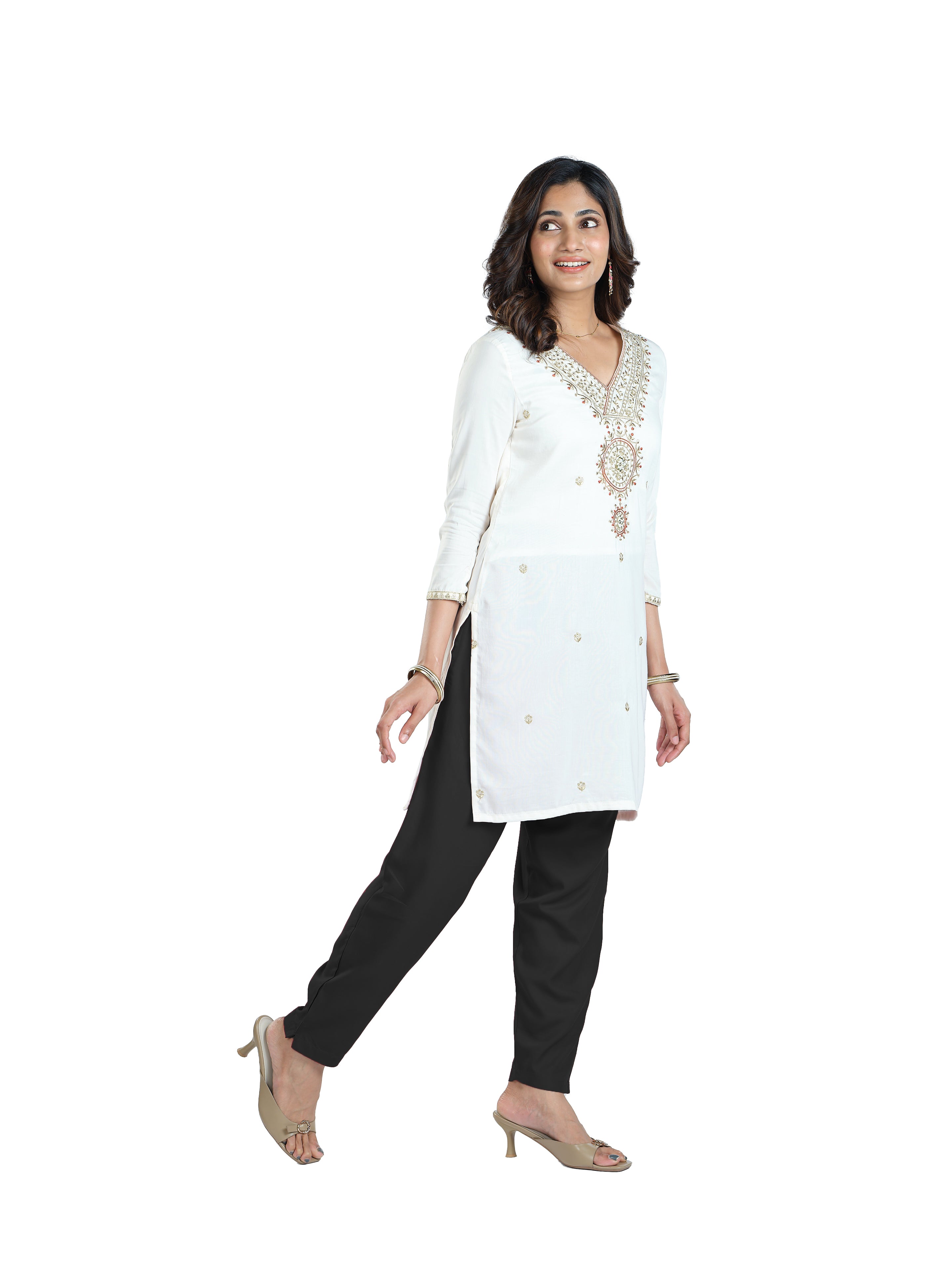 Presta Kurti Pant - Black