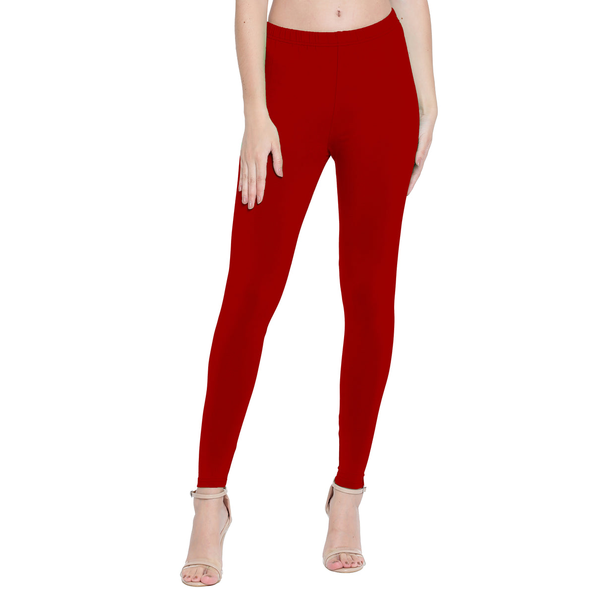 Presta Ankle Leggings Premium - Maroon