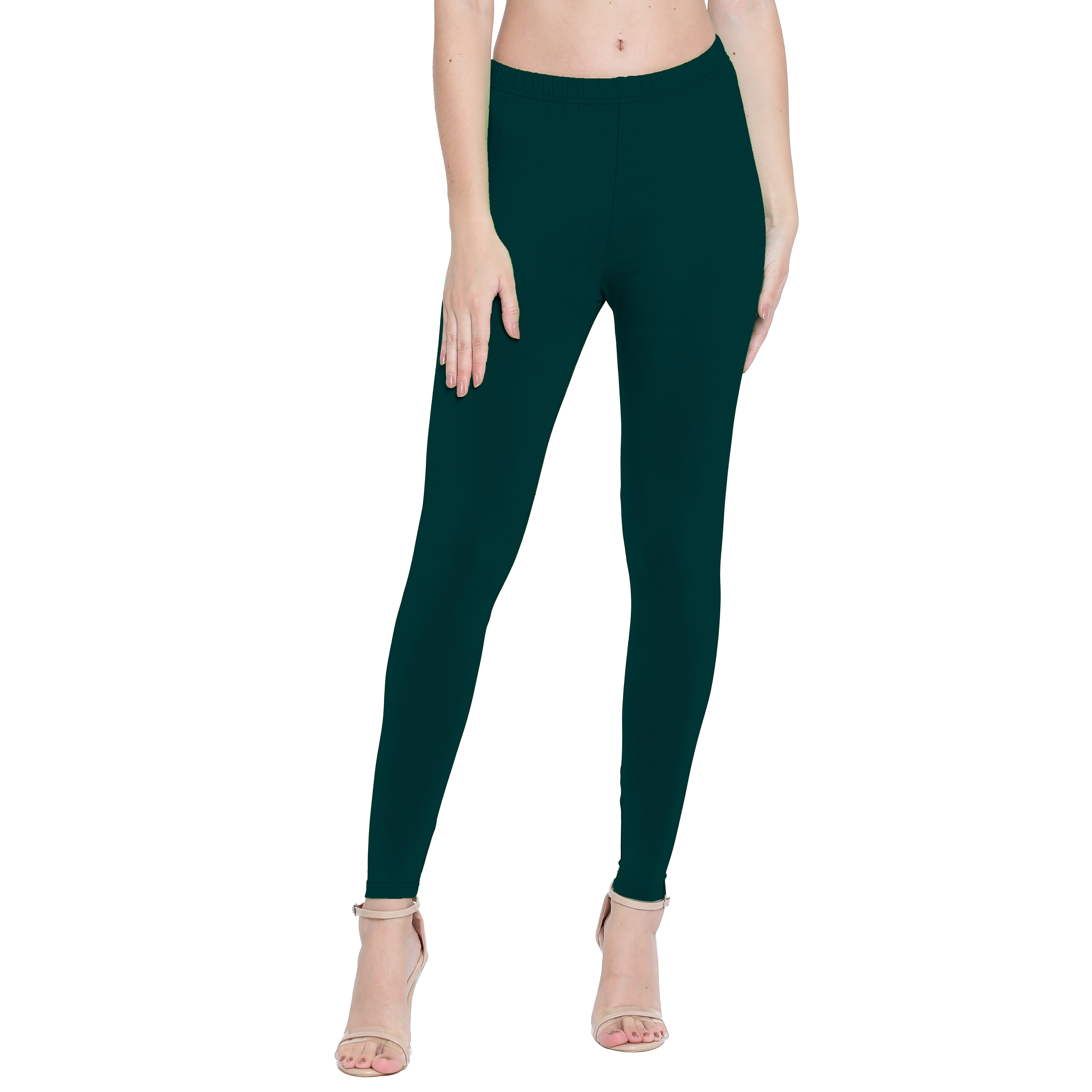 Presta Ankle Legging Premium - Bottle Green