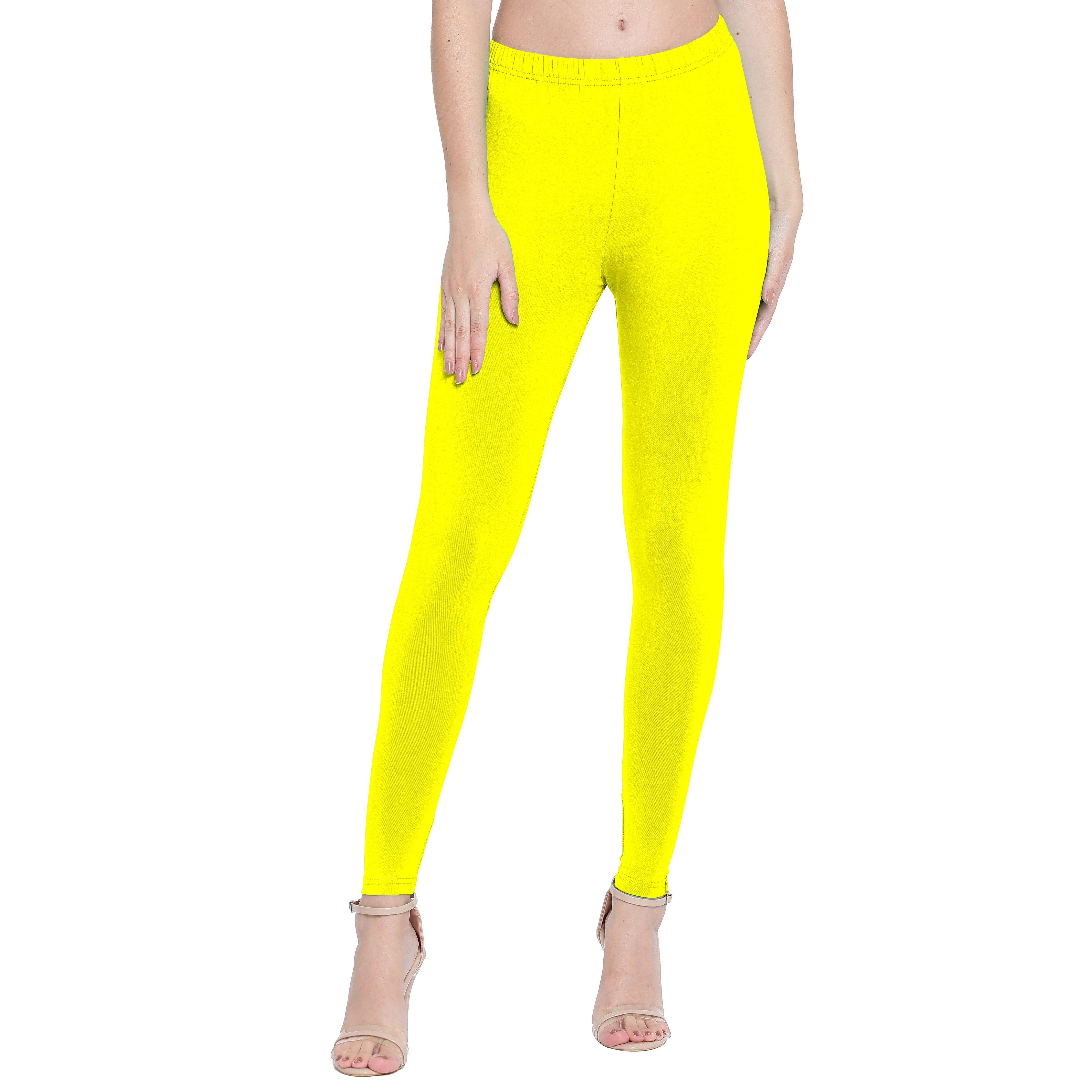 Presta Ankle Legging Premium - Lemon Yellow