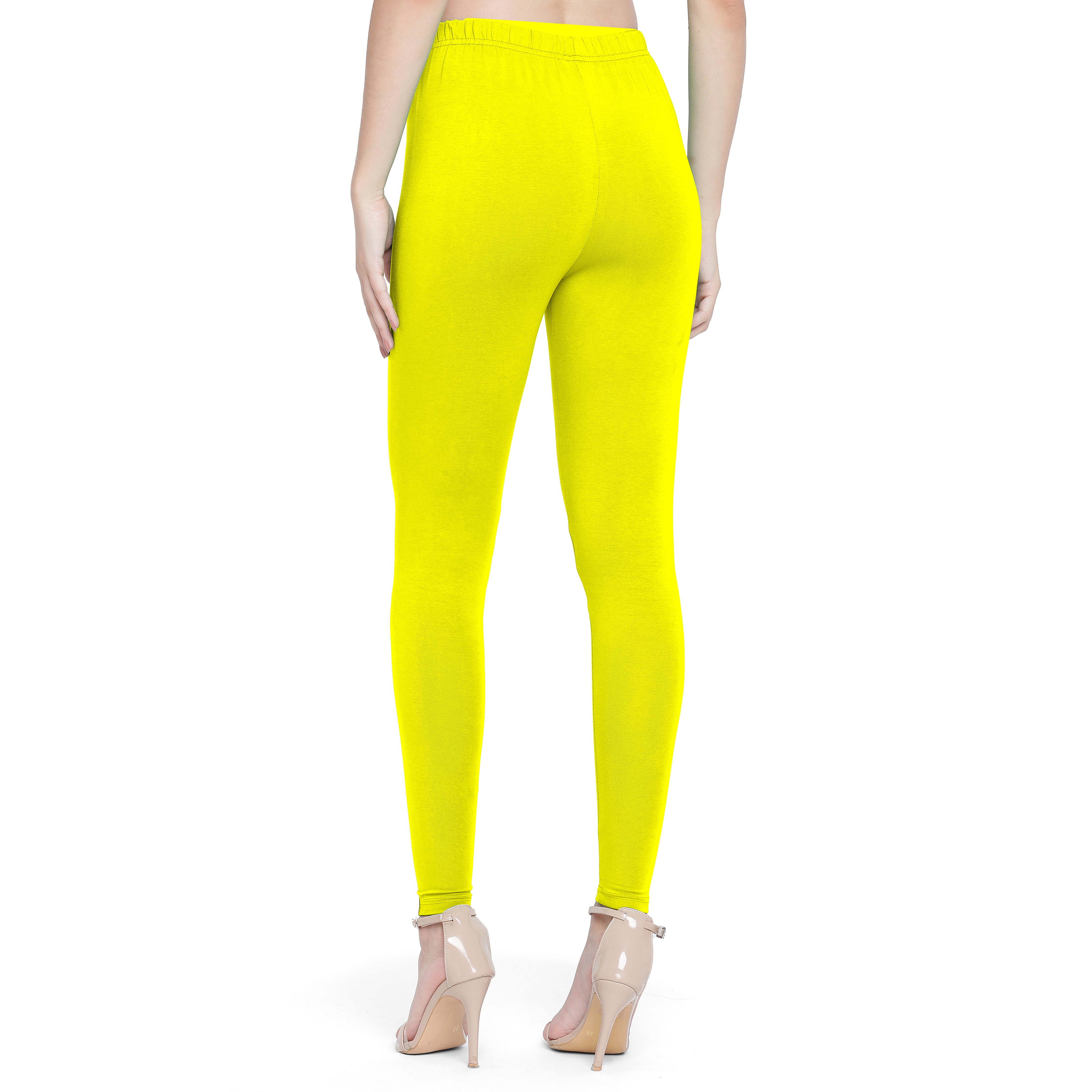 Presta Ankle Legging Premium - Lemon Yellow