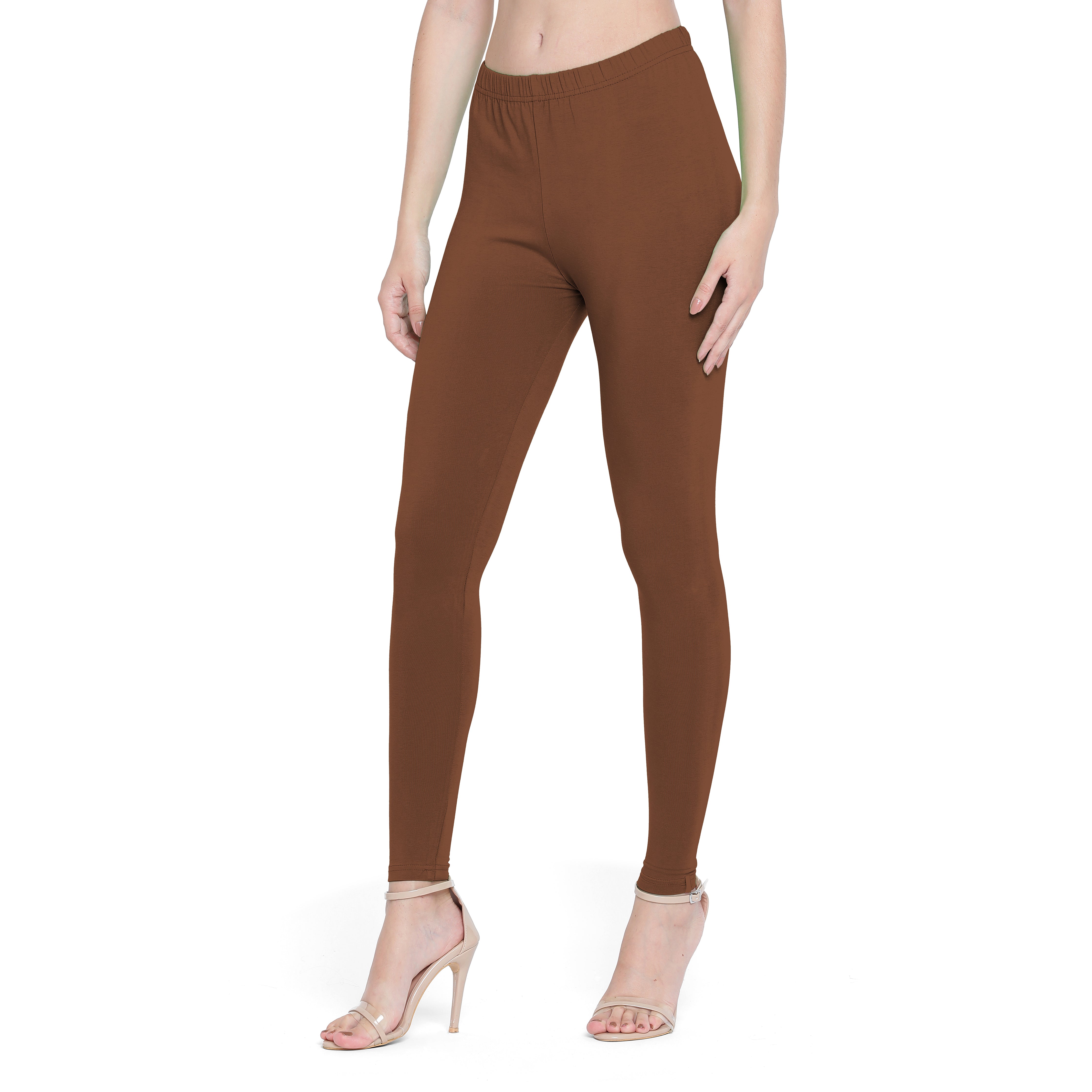 Presta Ankle Legging Premium - Lt.Coffee