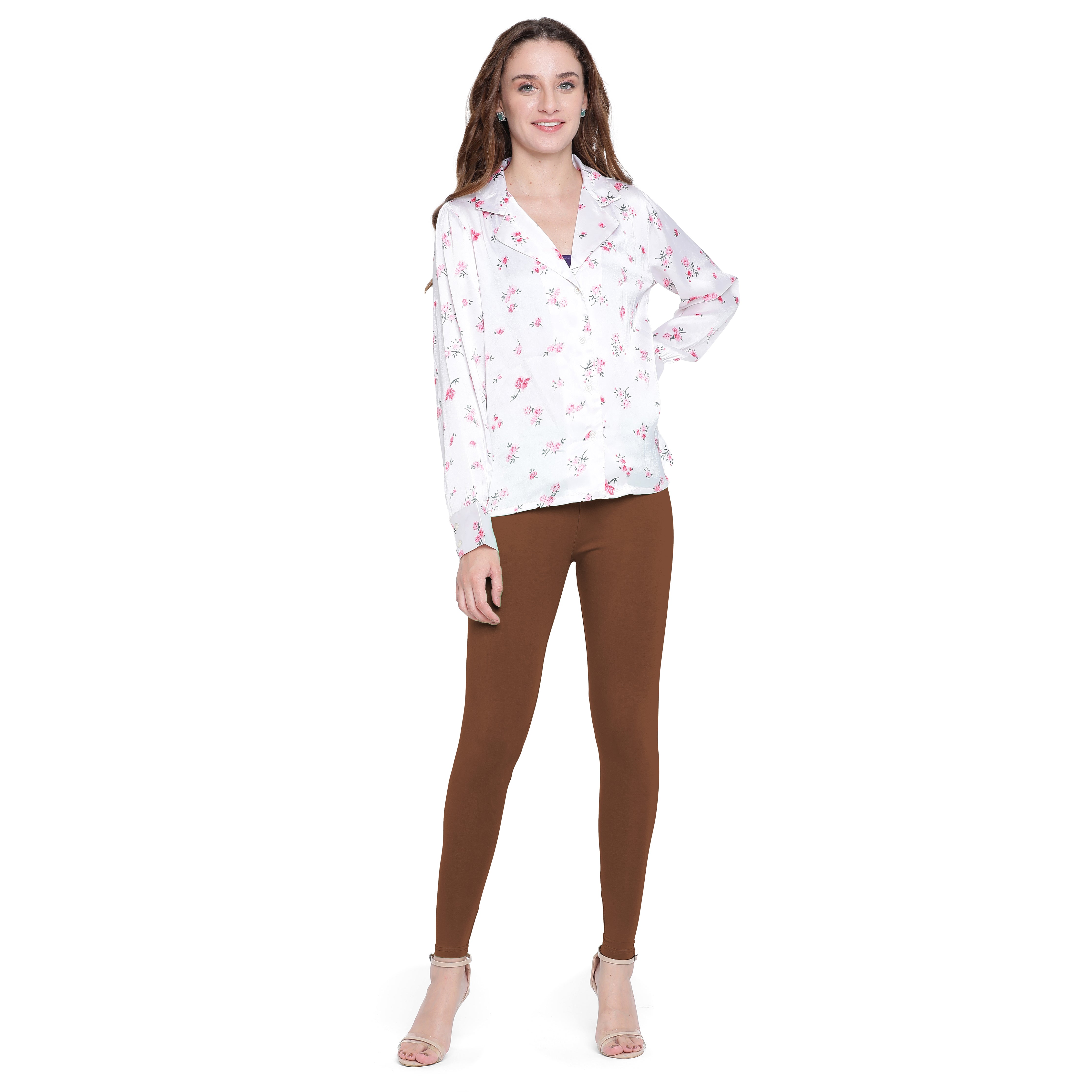 Presta Ankle Legging Premium - Lt.Coffee