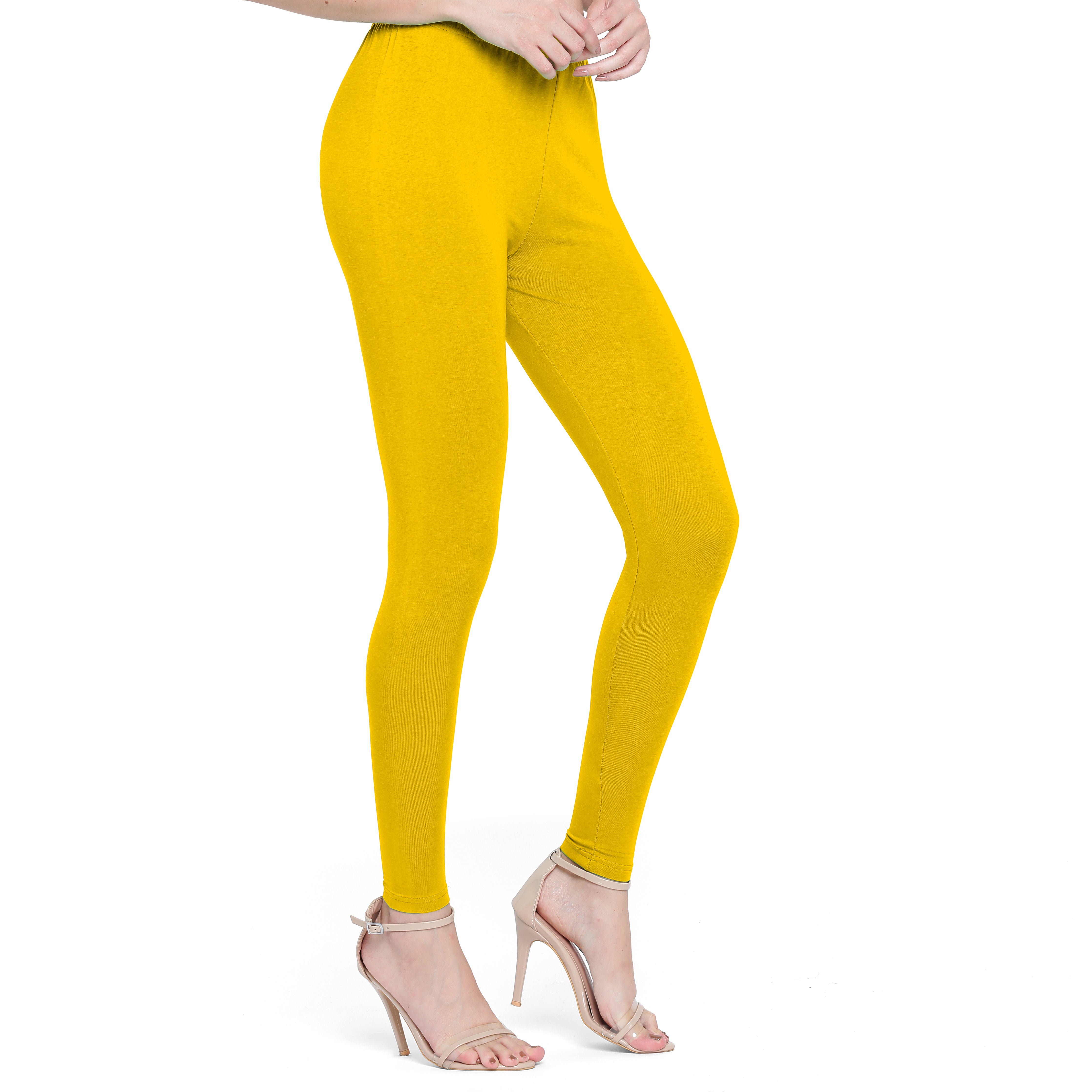 Presta Ankle Legging Premium - Mango Yellow