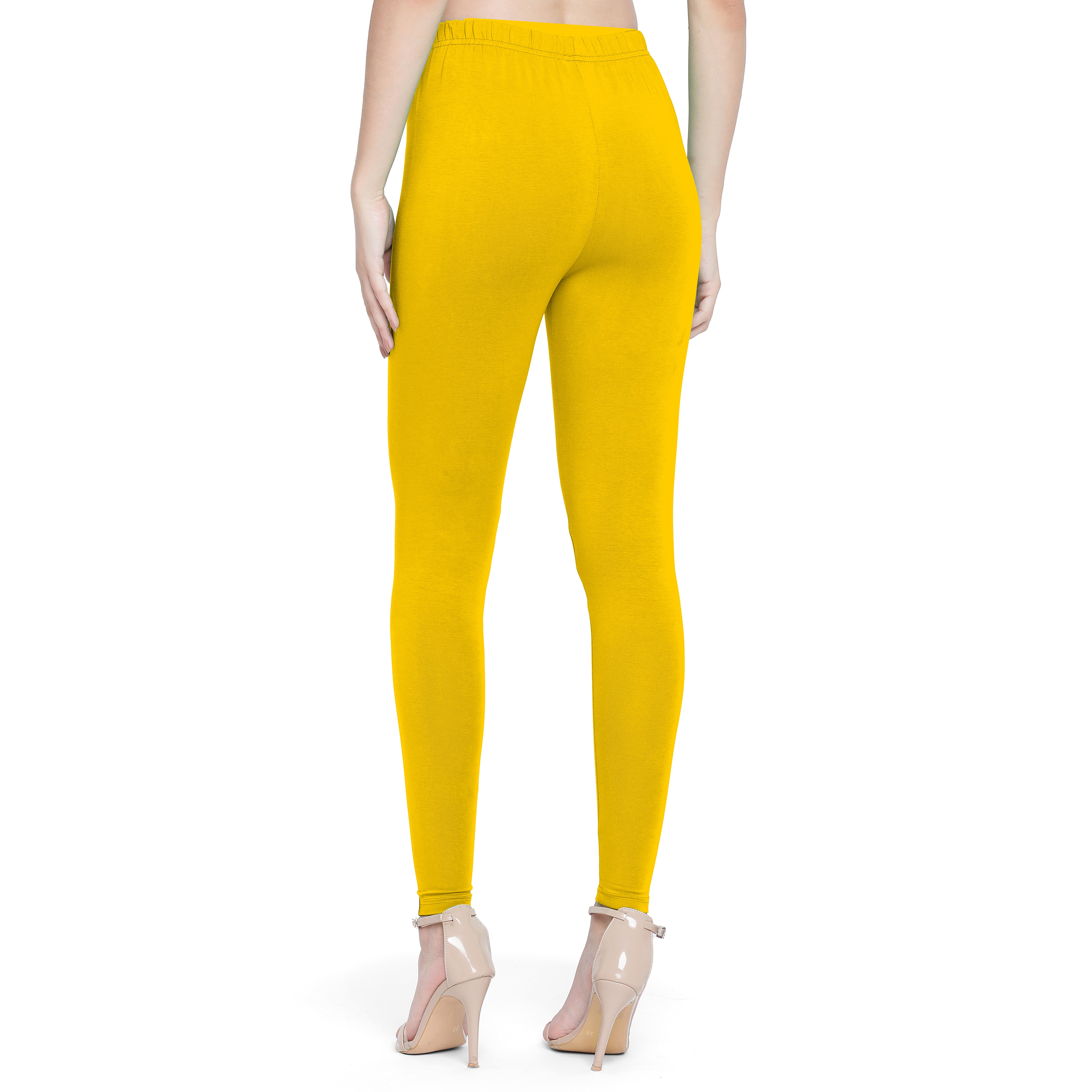 Presta Ankle Legging Premium - Mango Yellow