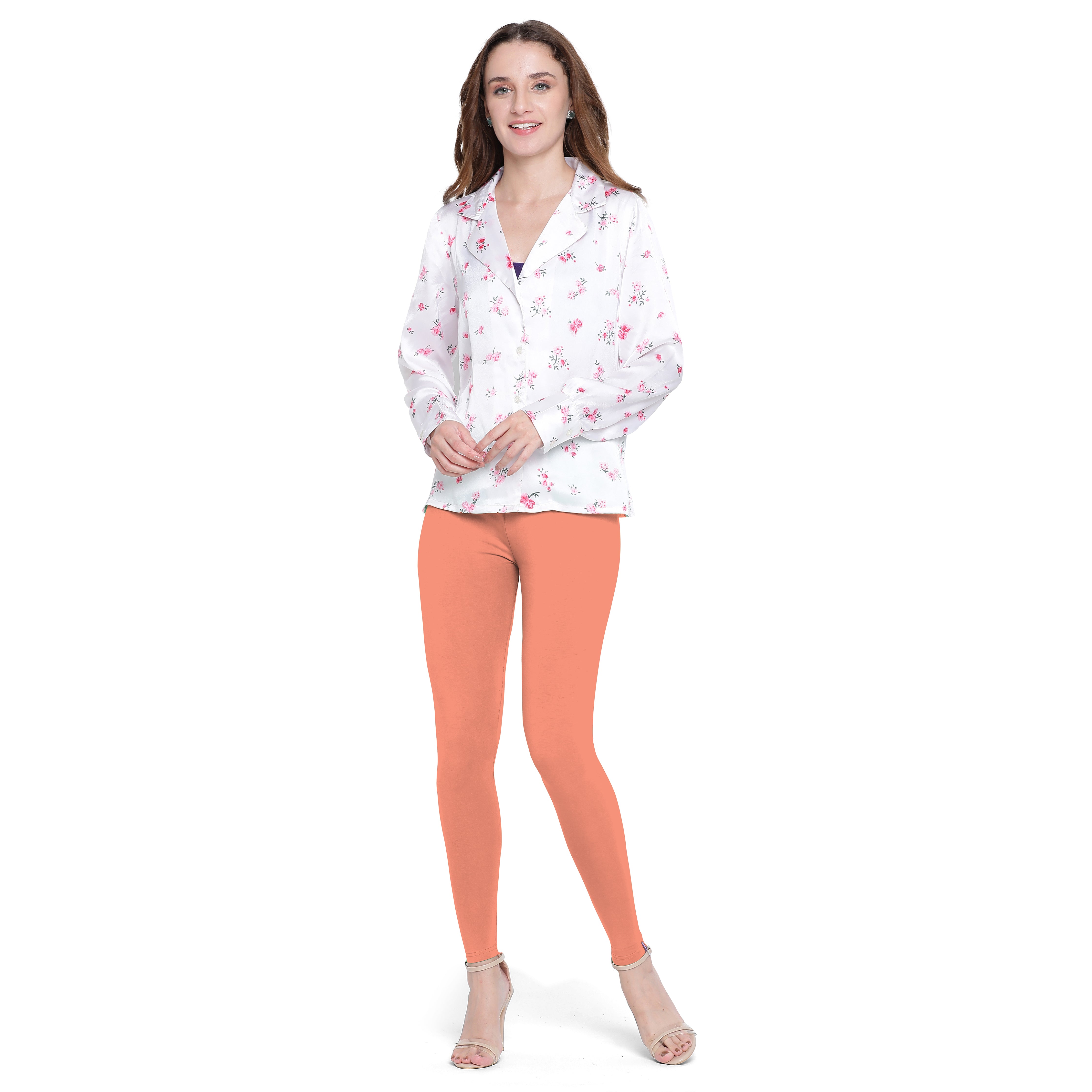 Presta Ankle Legging Premium - Peach