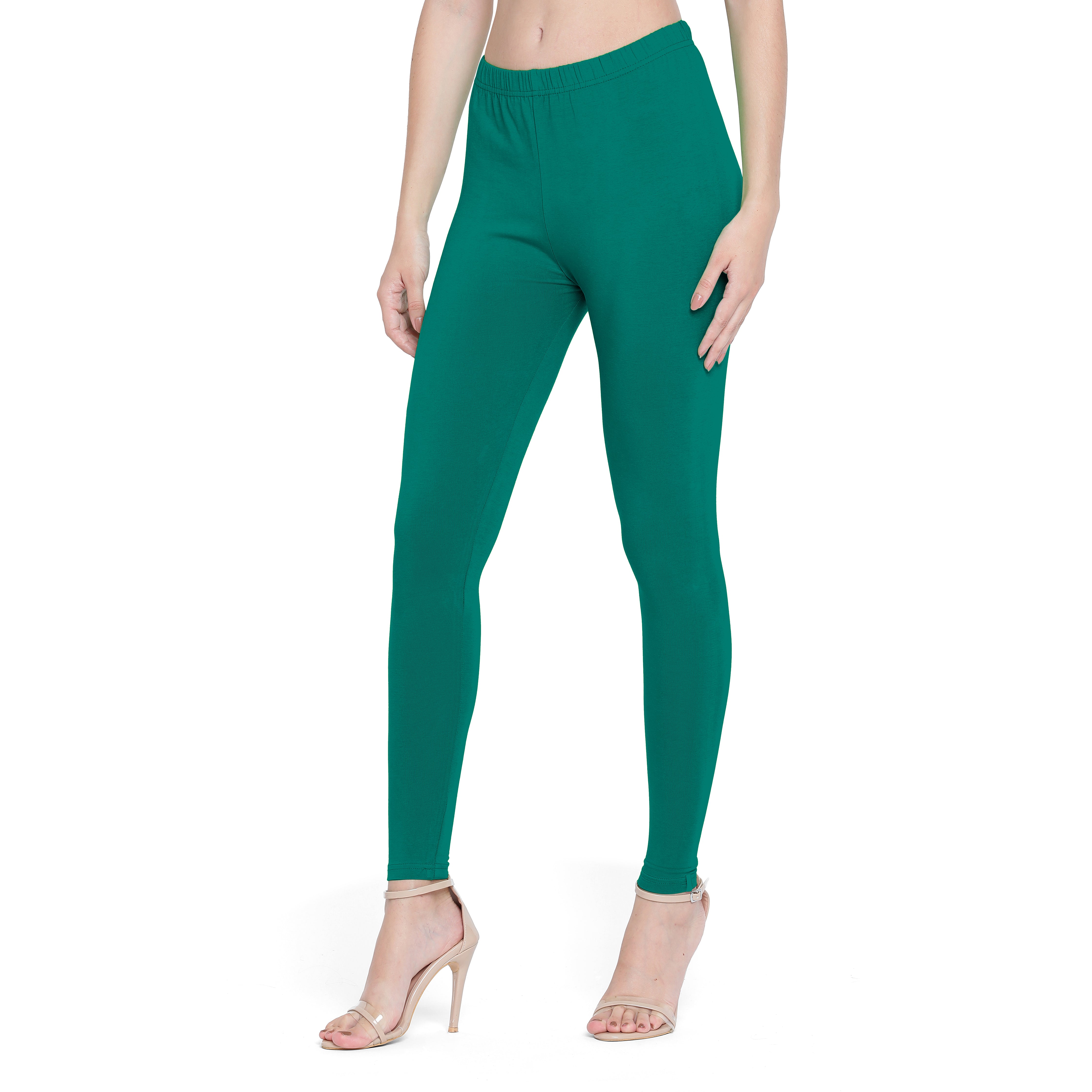 Presta Ankle Legging Premium - Peacock Green