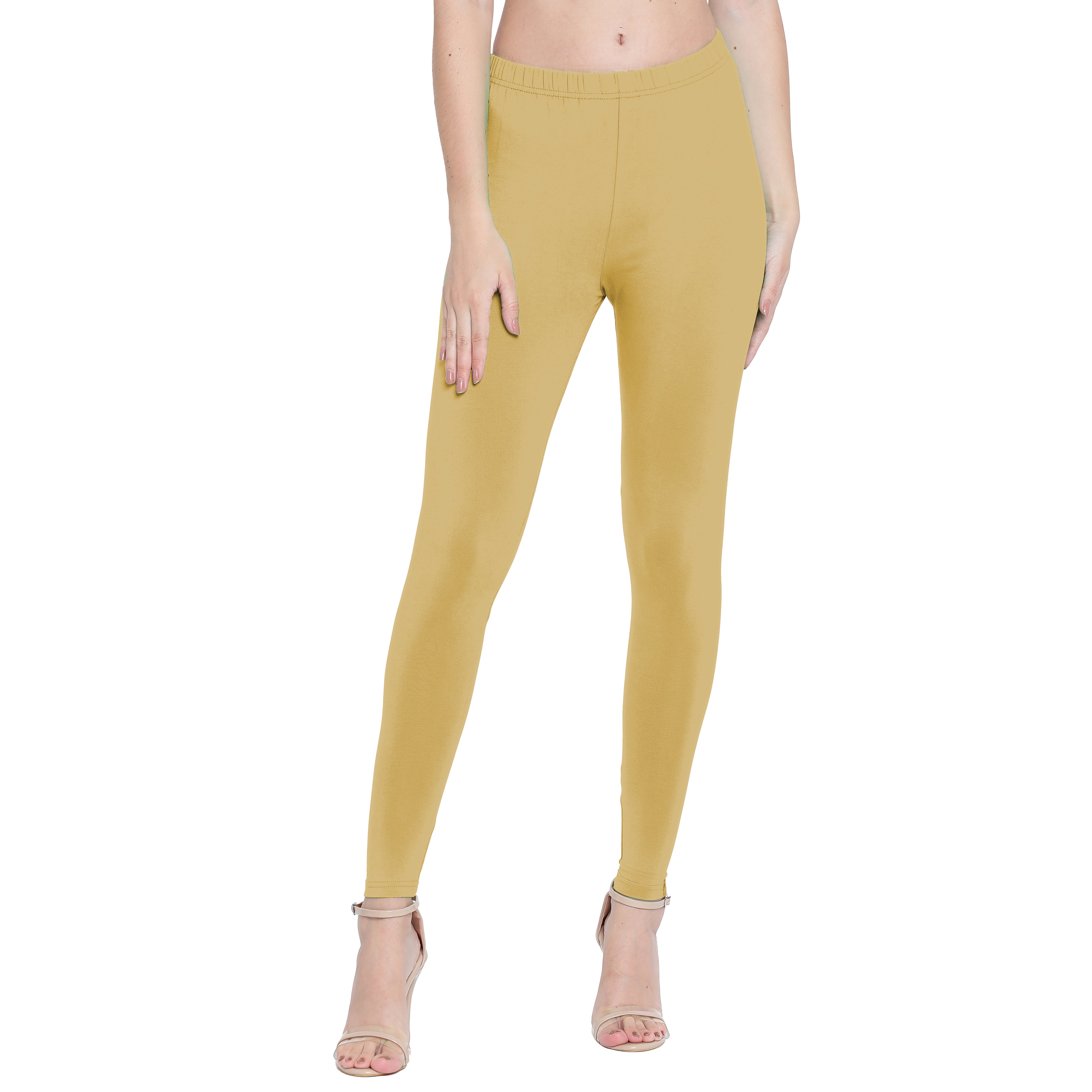 Presta Shimmer Leggings - Deep Gold