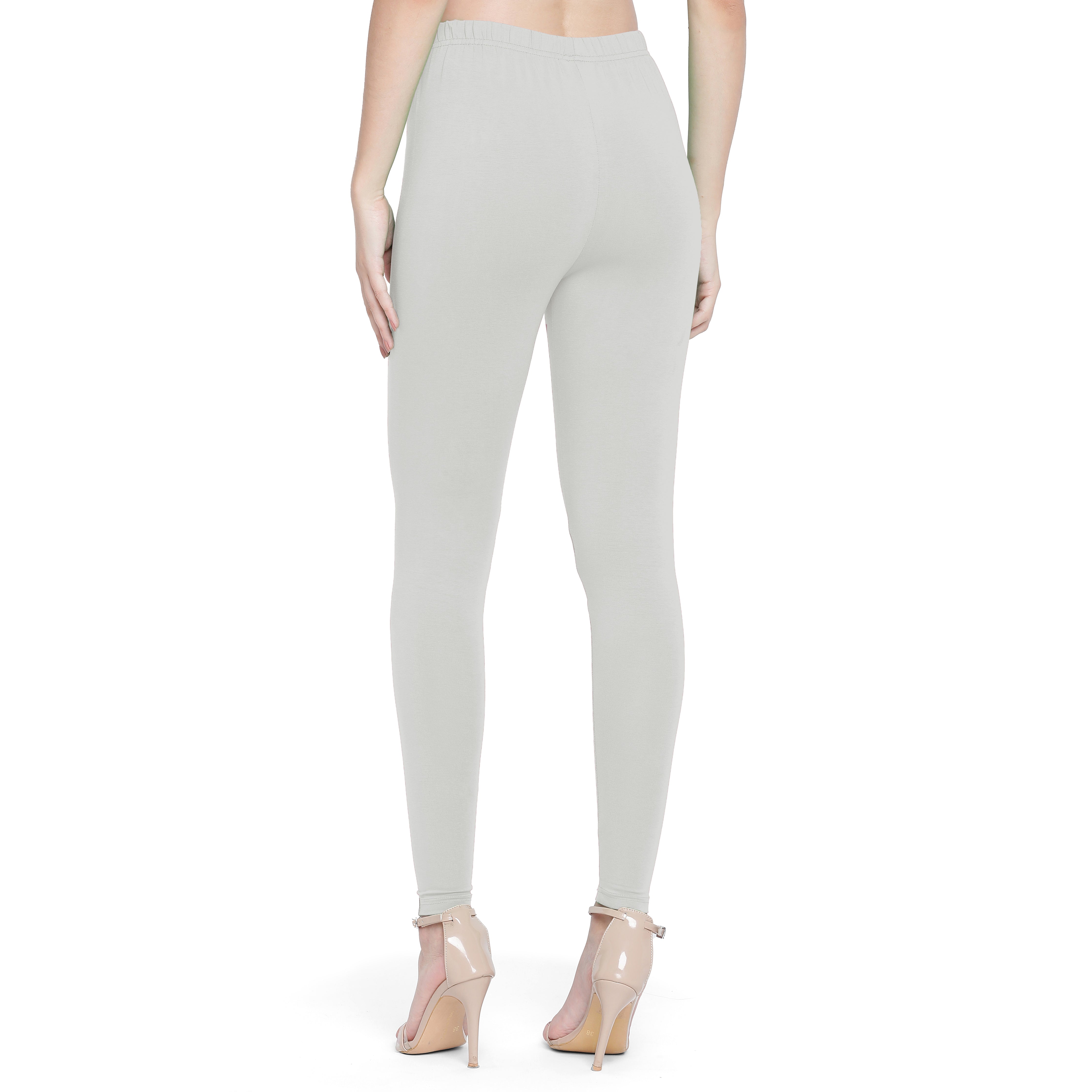 Presta Shimmer Leggings - Milk White