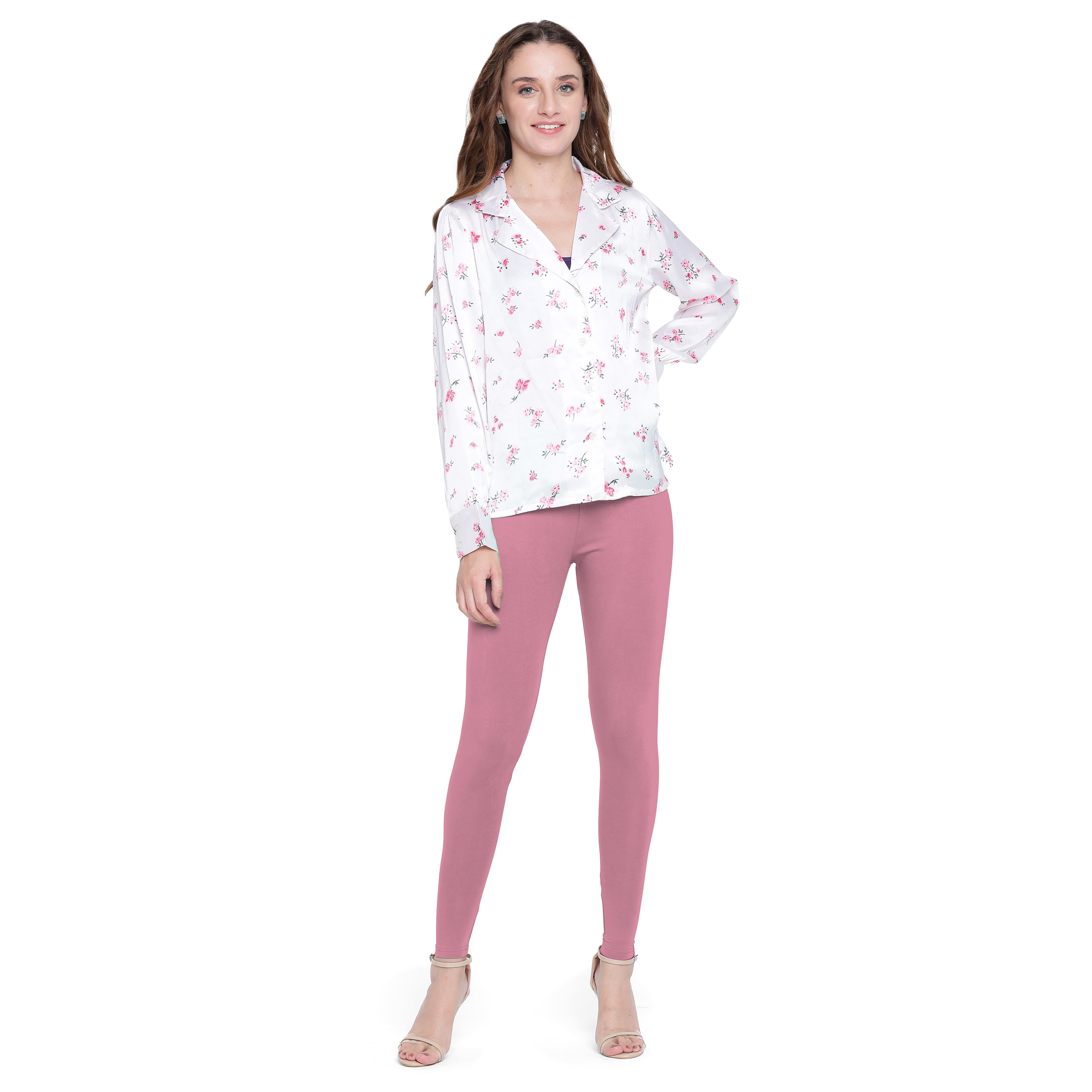 Presta Ankle Legging Premium - Wild Rose