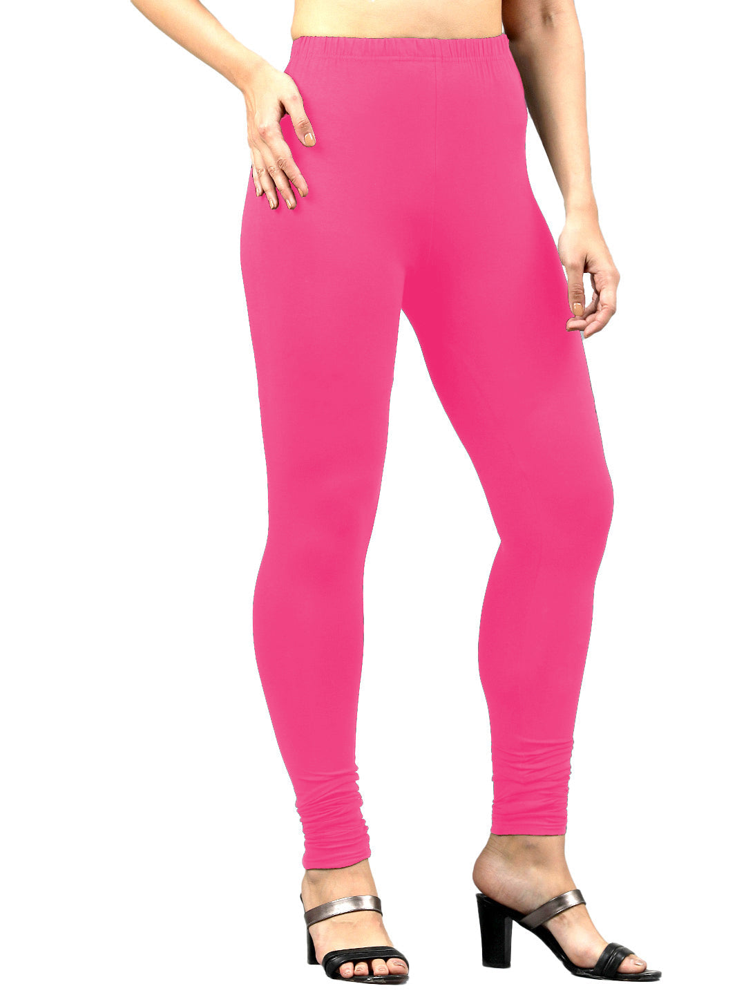 Presta Churidar Leggings Premium - Baby Pink