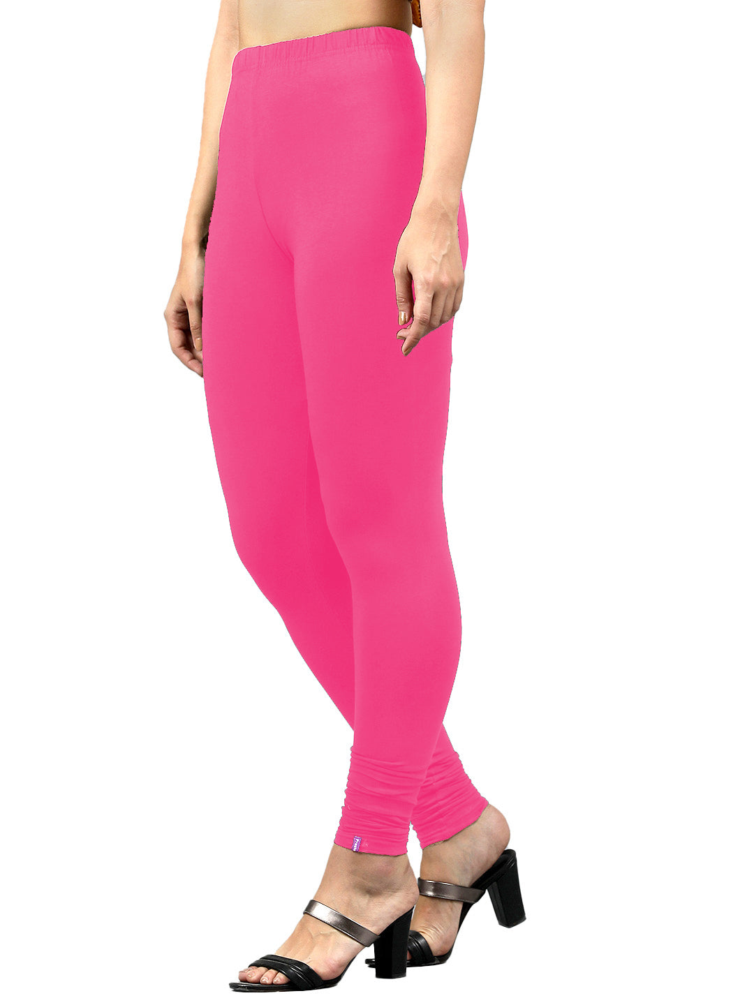 Presta Churidar Leggings Premium - Baby Pink