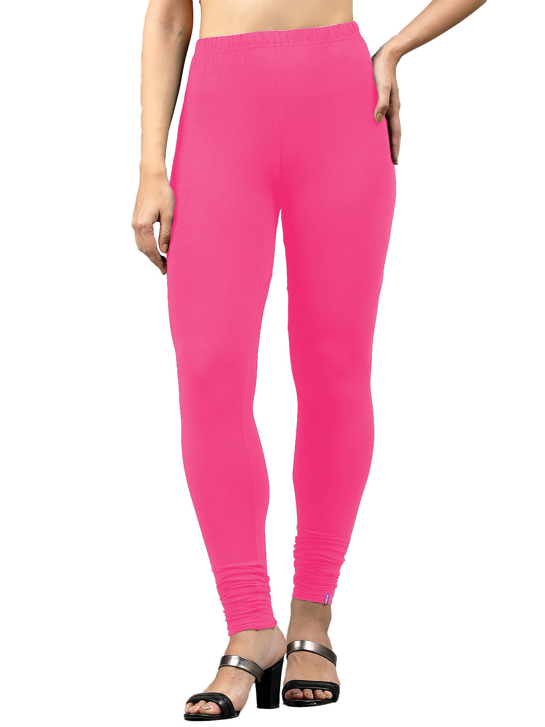Presta Churidar Leggings Premium - Baby Pink