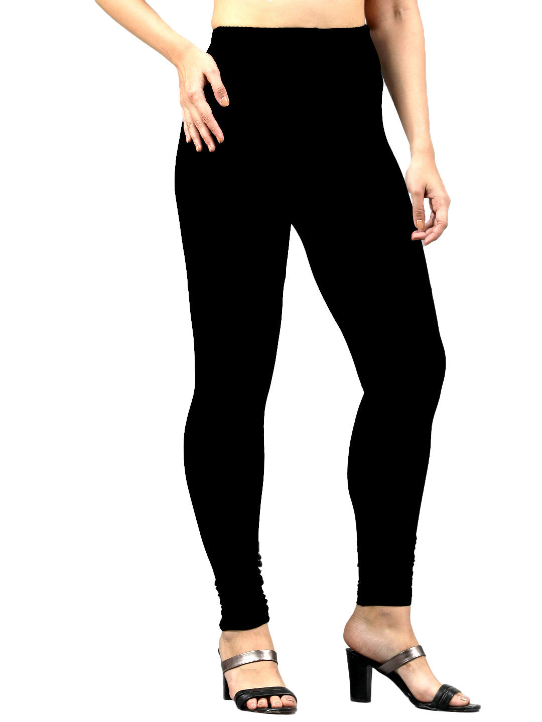 Presta Churidar Leggings Premium - Black