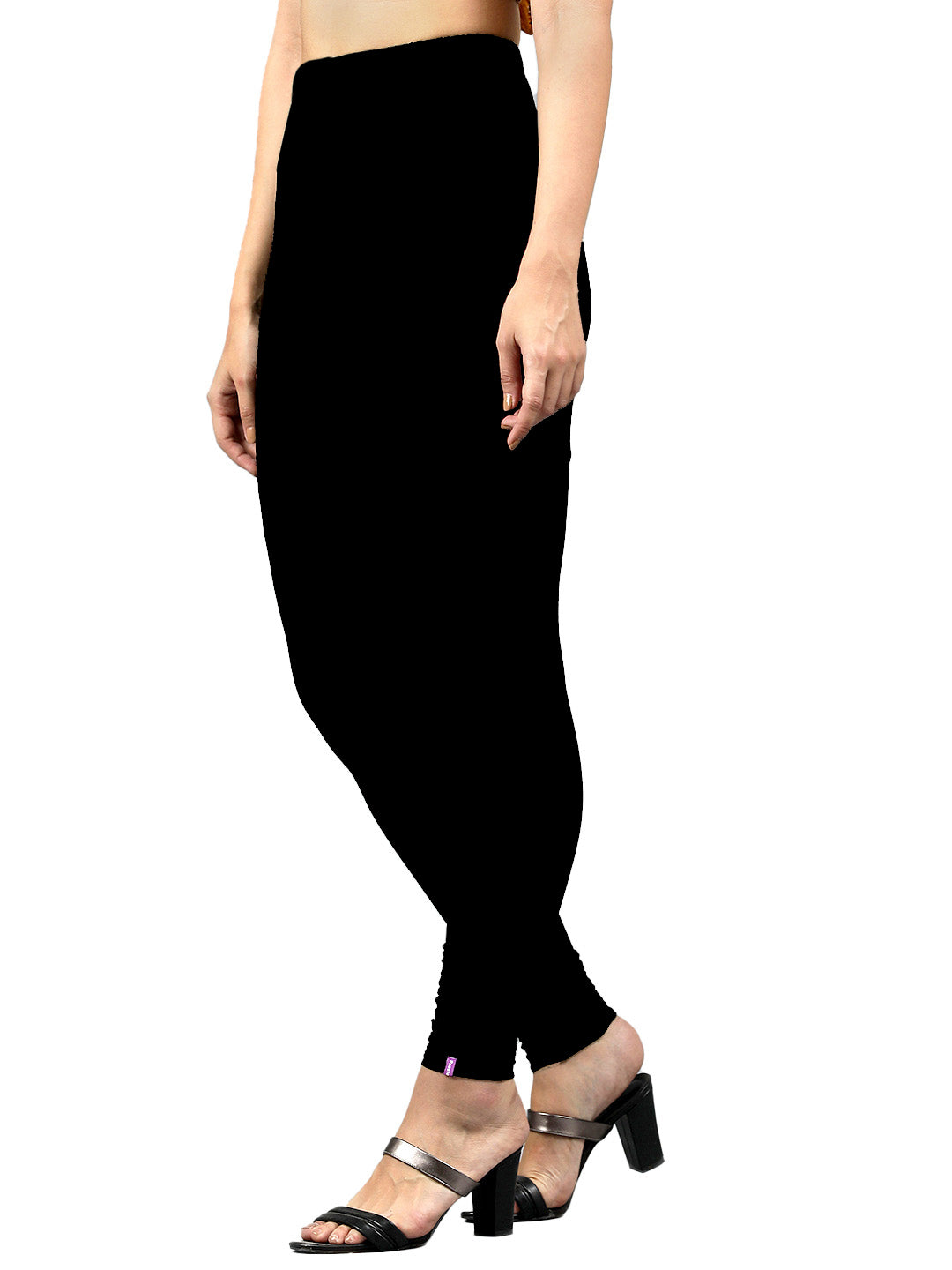 Presta Churidar Leggings Premium - Black
