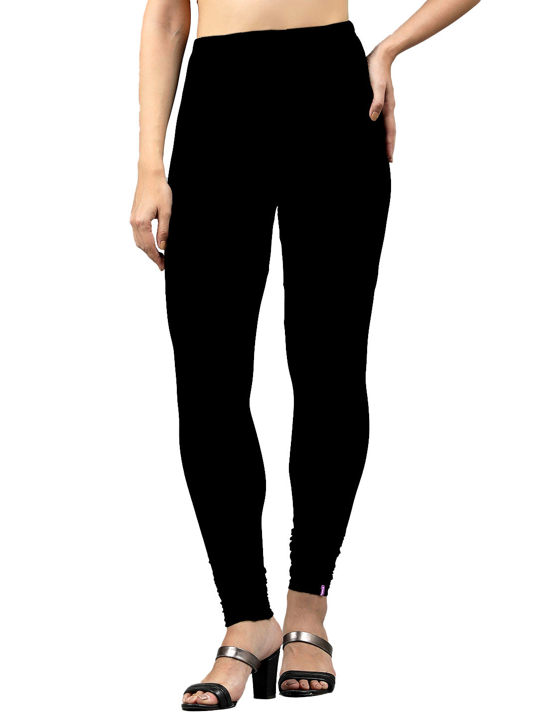 Presta Churidar Leggings Premium - Black