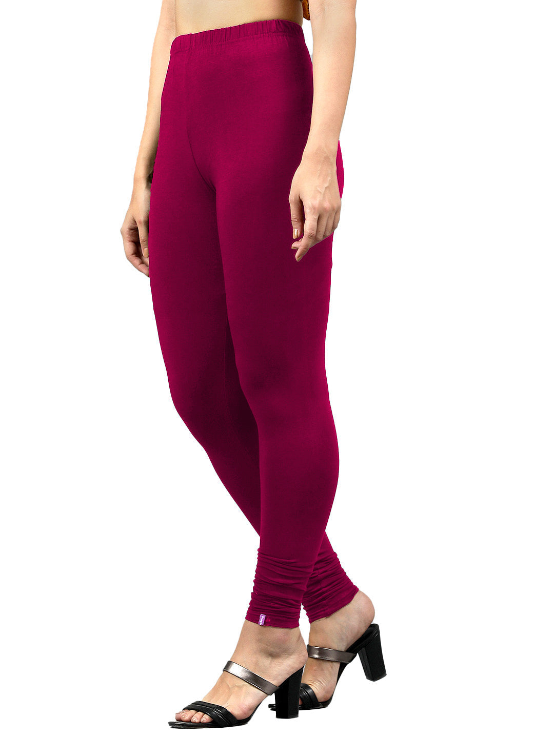 Presta Churidar Leggings Premium - Bright Megentha