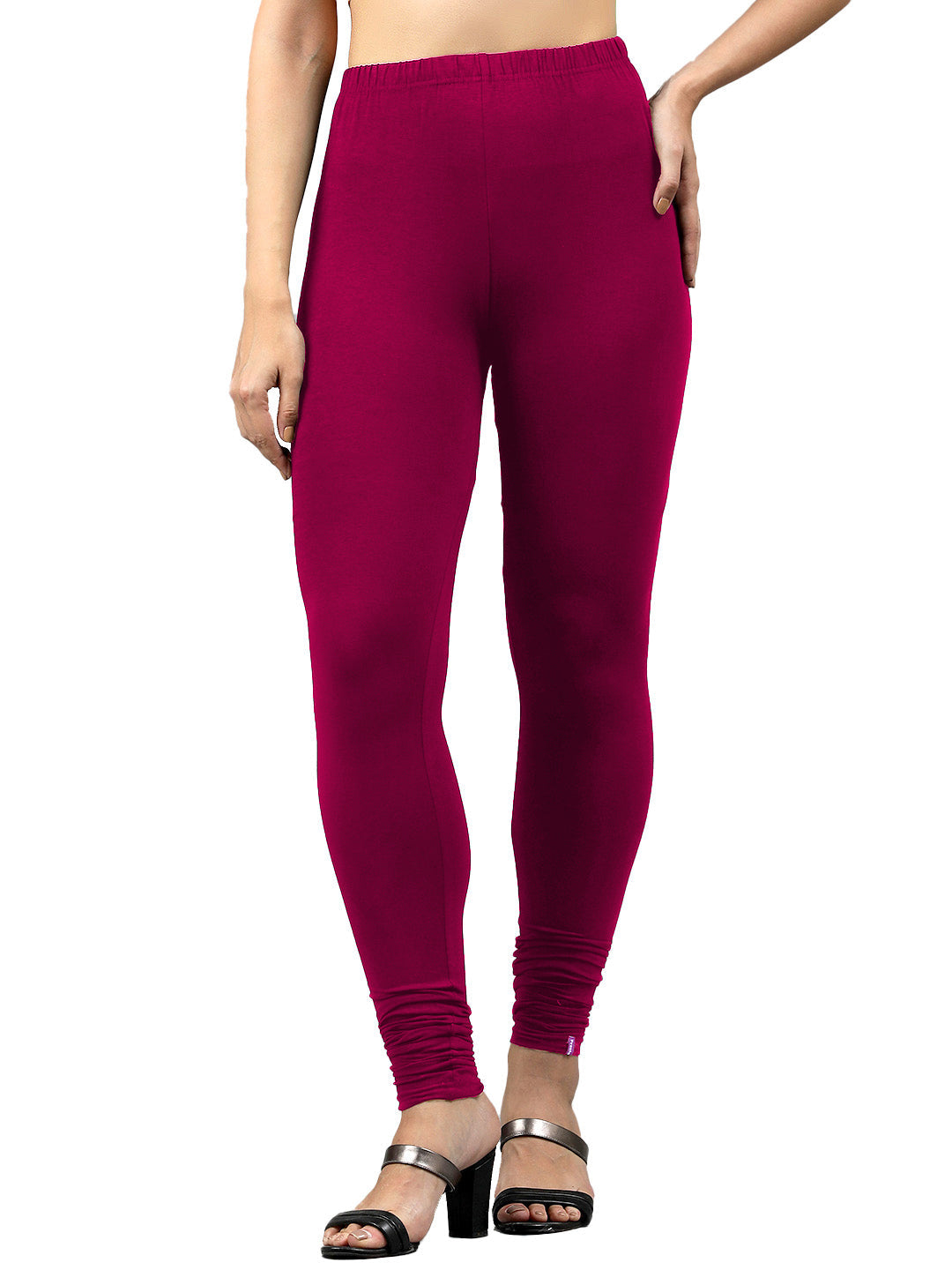 Presta Churidar Leggings Premium - Bright Megentha