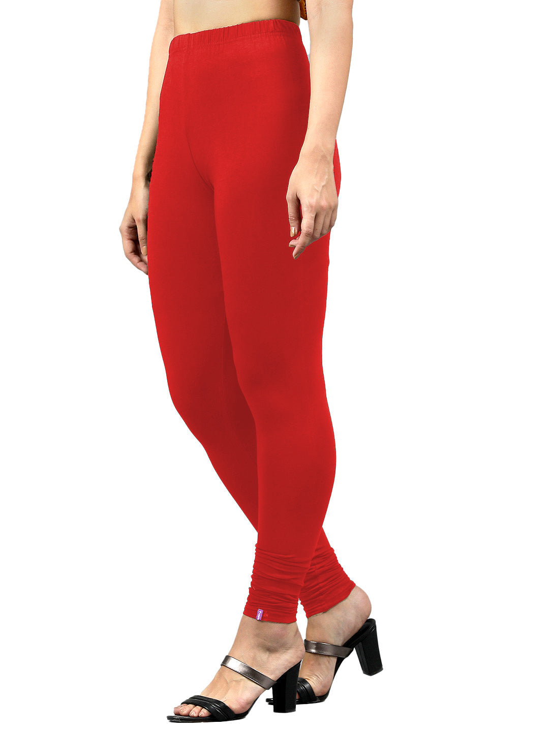 Presta Churidar Leggings Premium - Chilly Red