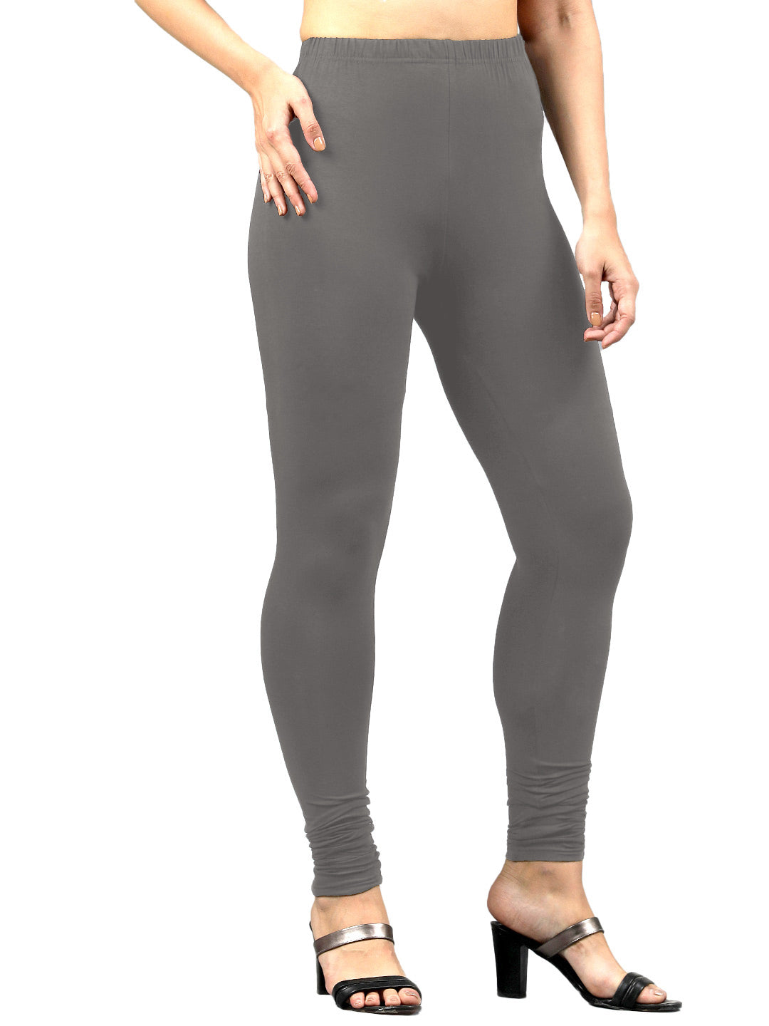 Presta Churidar Leggings Premium - Dark Ash