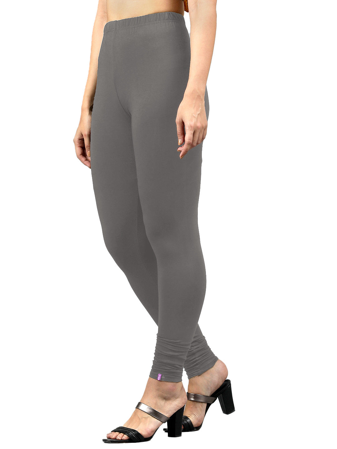 Presta Churidar Leggings Premium - Dark Ash