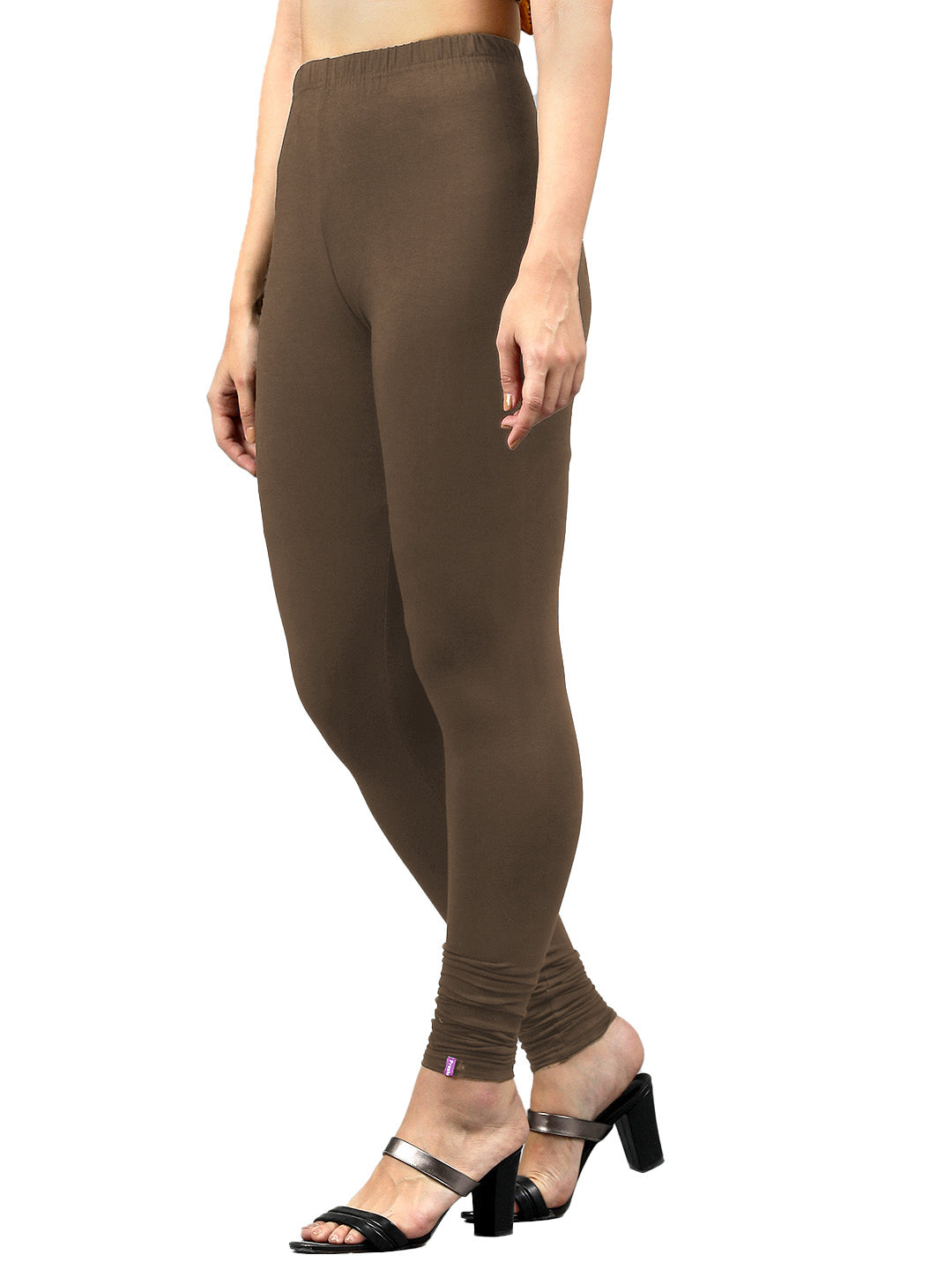 Presta Churidar Leggings Premium - Dark Coffee