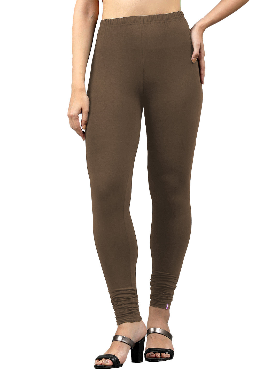 Presta Churidar Leggings Premium - Dark Coffee