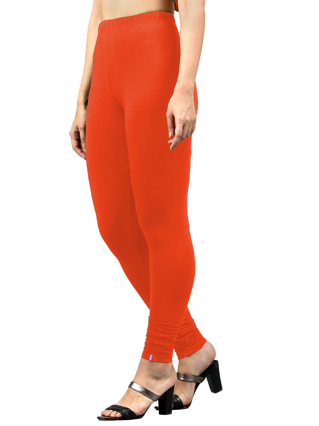 Presta Churidar Leggings Premium - Dark Orange